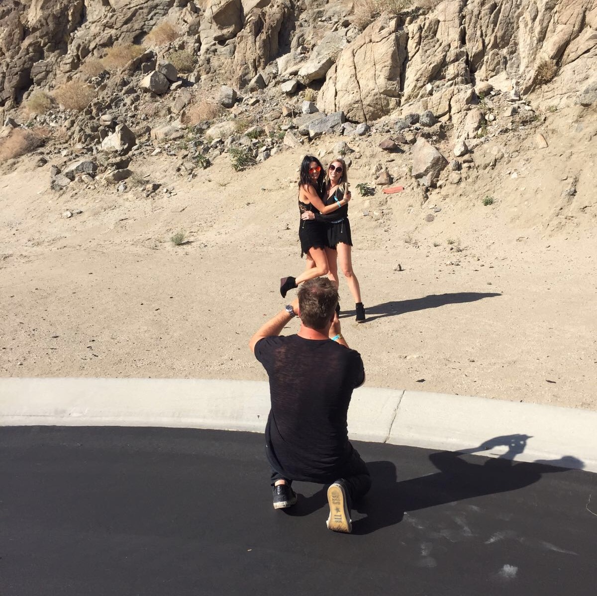 #BTS - Brad looking all pro cameraman