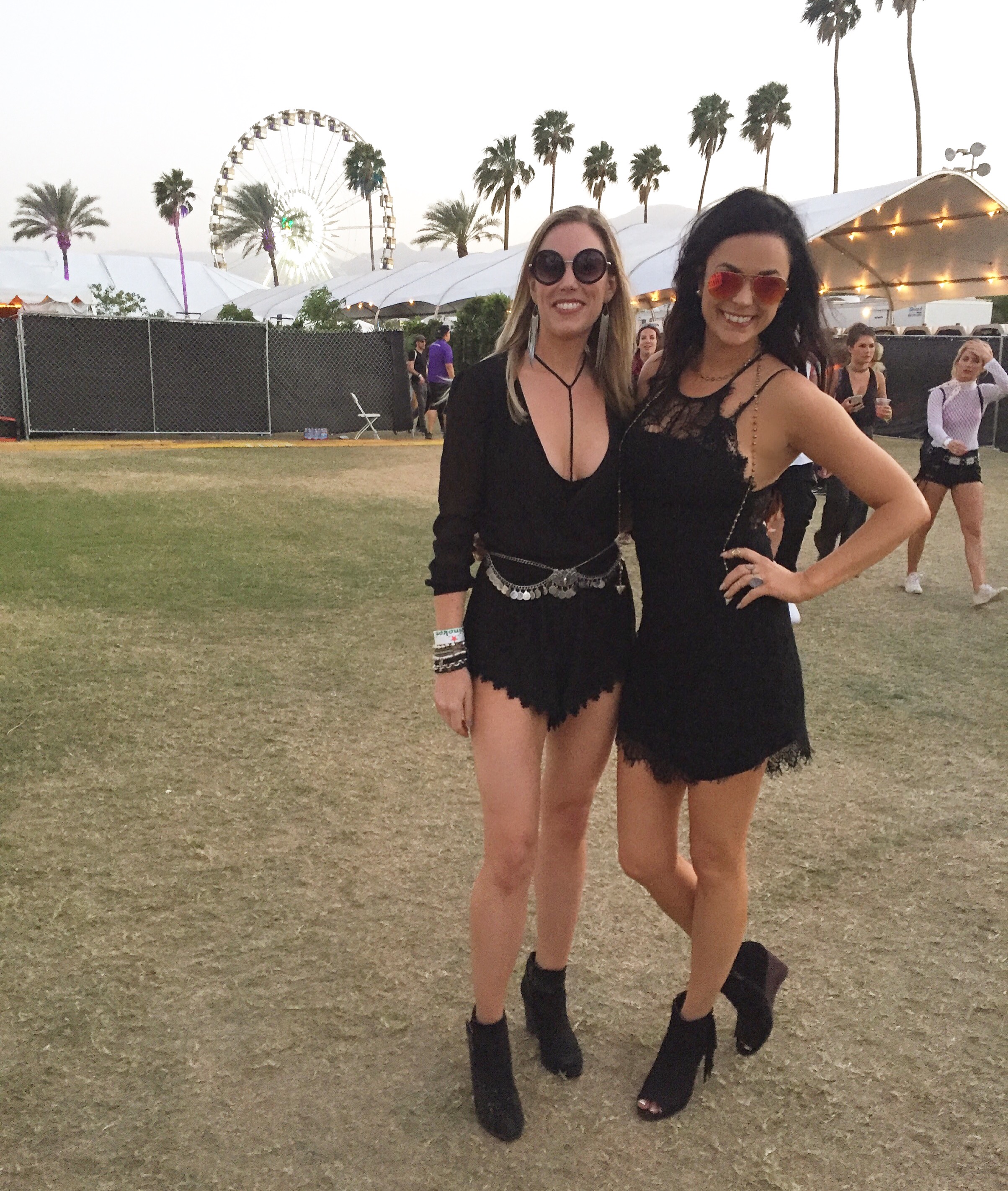 Recreating our first Coachella pic (2015)