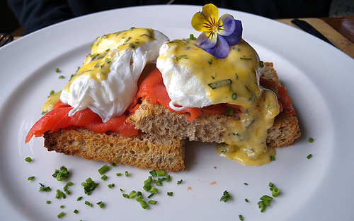 Salmon Benedict Breakfast Feature