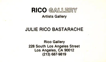 The 1st gallery effort 1989 in downtown L.A. Jean installed the shows and created some of his first paintings at this location a 12,000 sq. ft. space. It was .10cents a square foot.