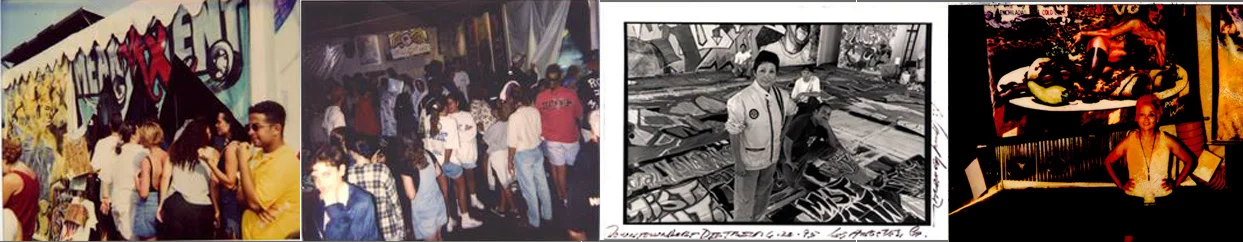 1995 Lollapalloza Tour , 30 cities USA and Canada. Produced, The Mean Art Tent , Julie Rico, Art Director for signage and the touring gallery.