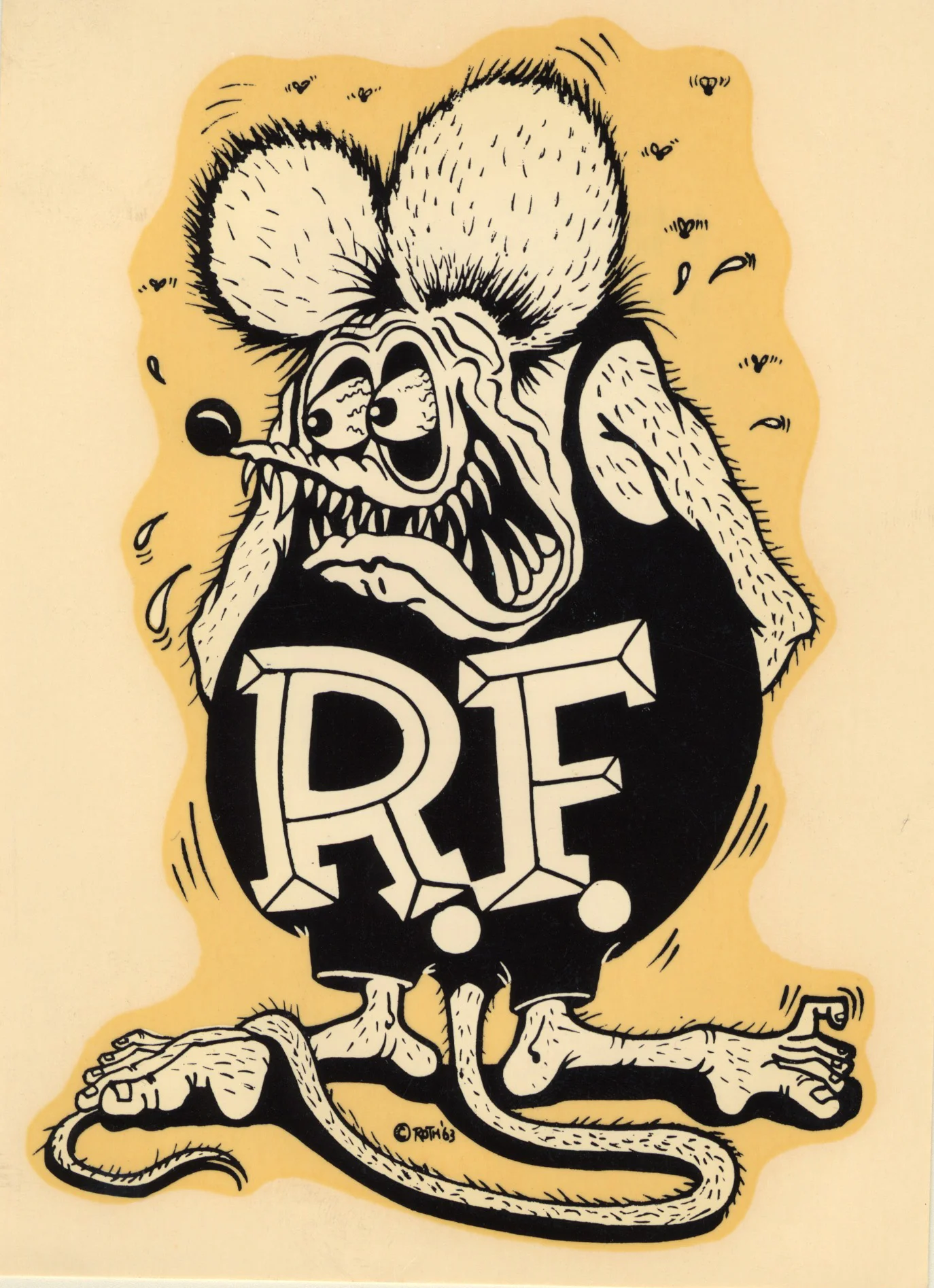 Ed Big Daddy Roth started a phenomenom in the 70's with monster decals.