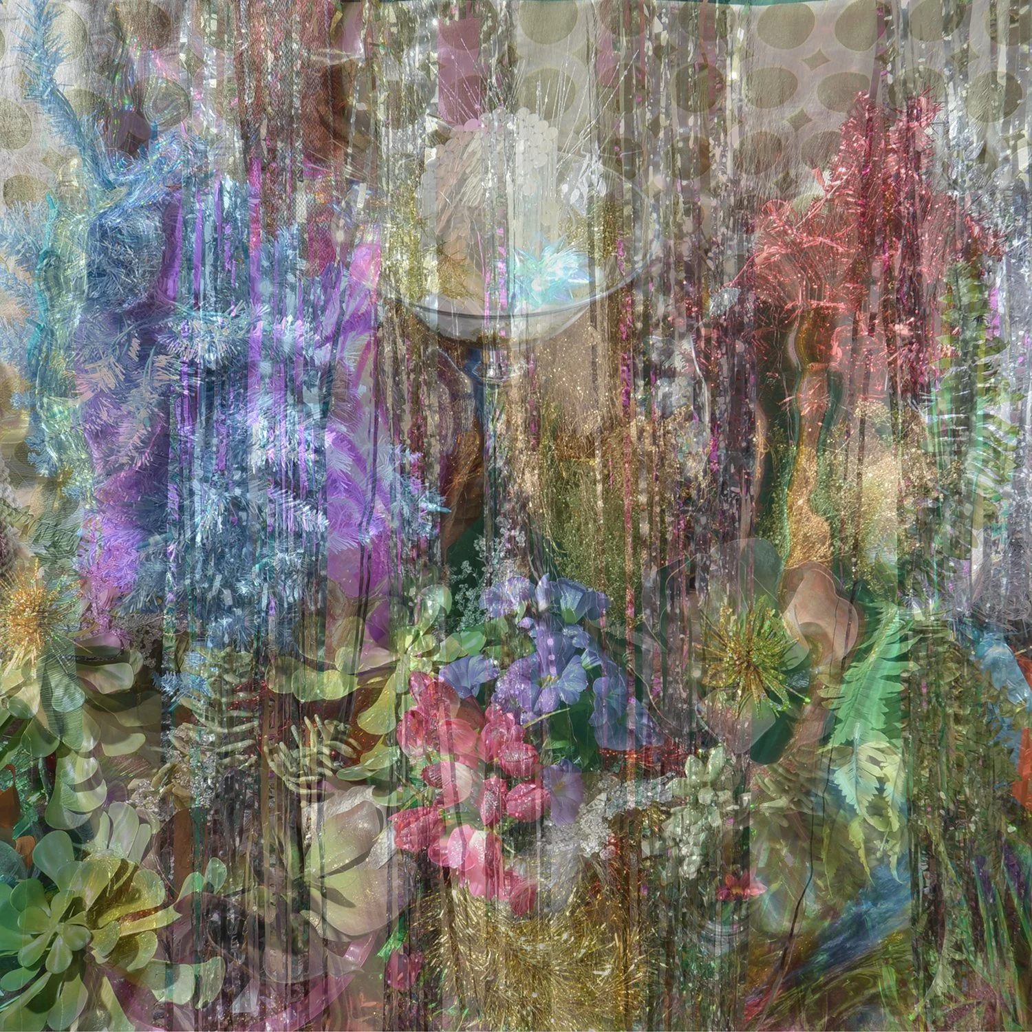 “Reflection”, Flip Lenticular Print, 45 x 45 inches (framed), 2017, Edition 1/1