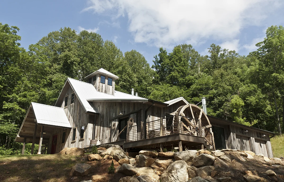 BCA I ASHEVILLE ARCHITECT — CONTEMPORARY RUSTIC RESIDENCE ASHEVILLE