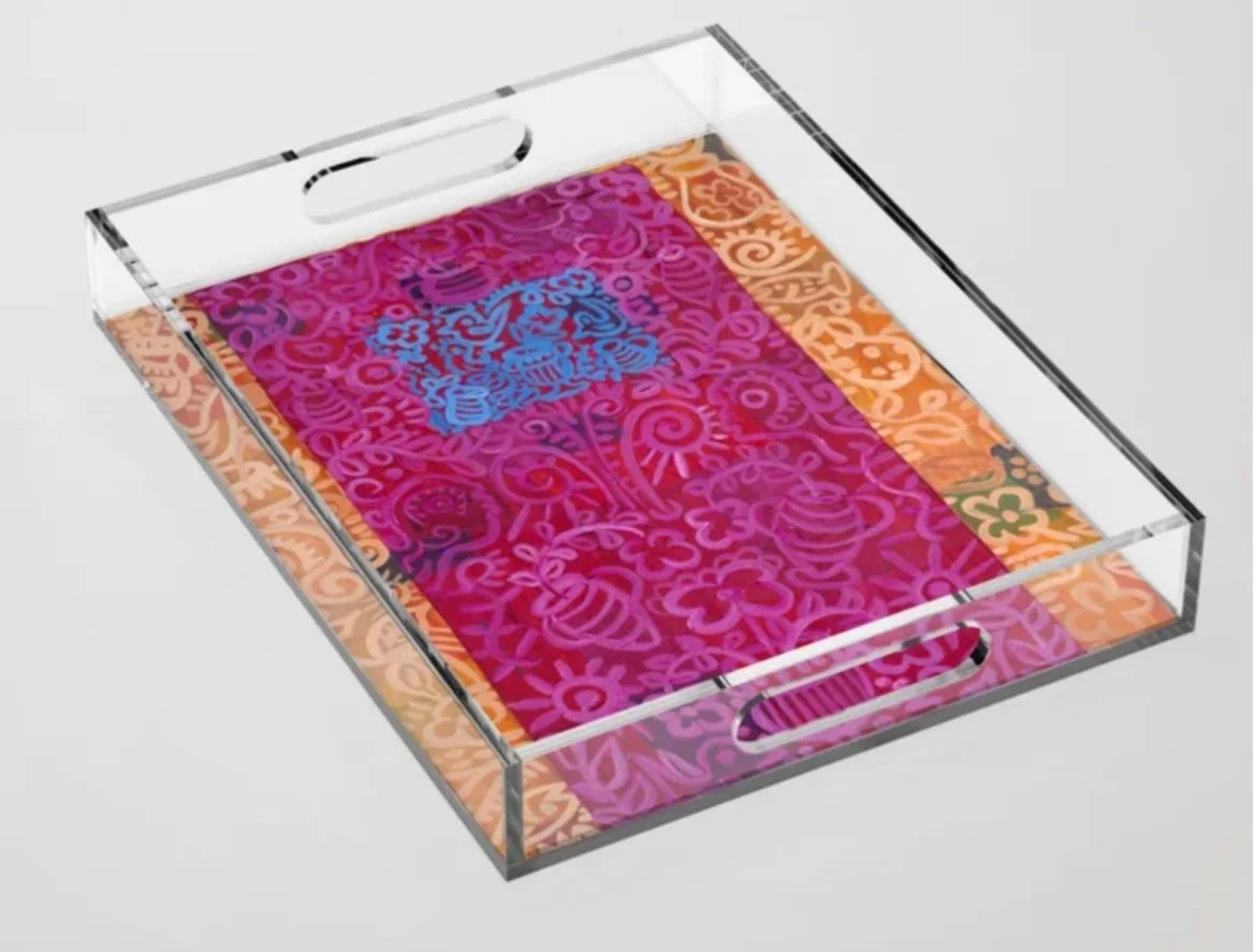 Pink SGK Egyptian scribble tray