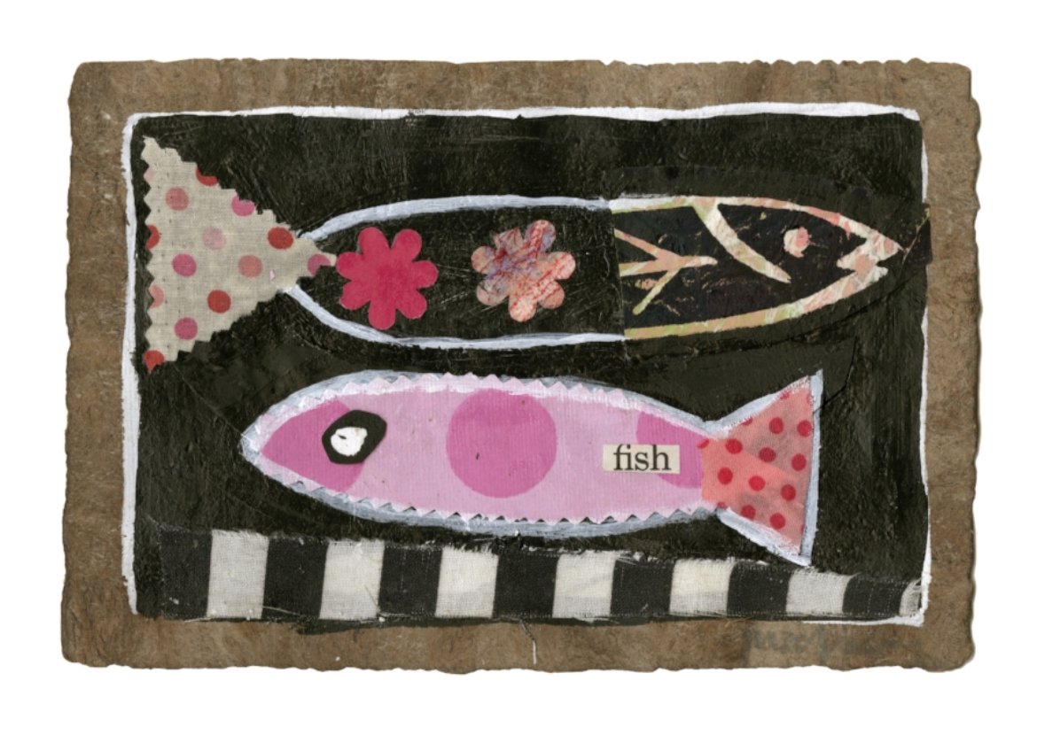 Pink SGK Fish Print