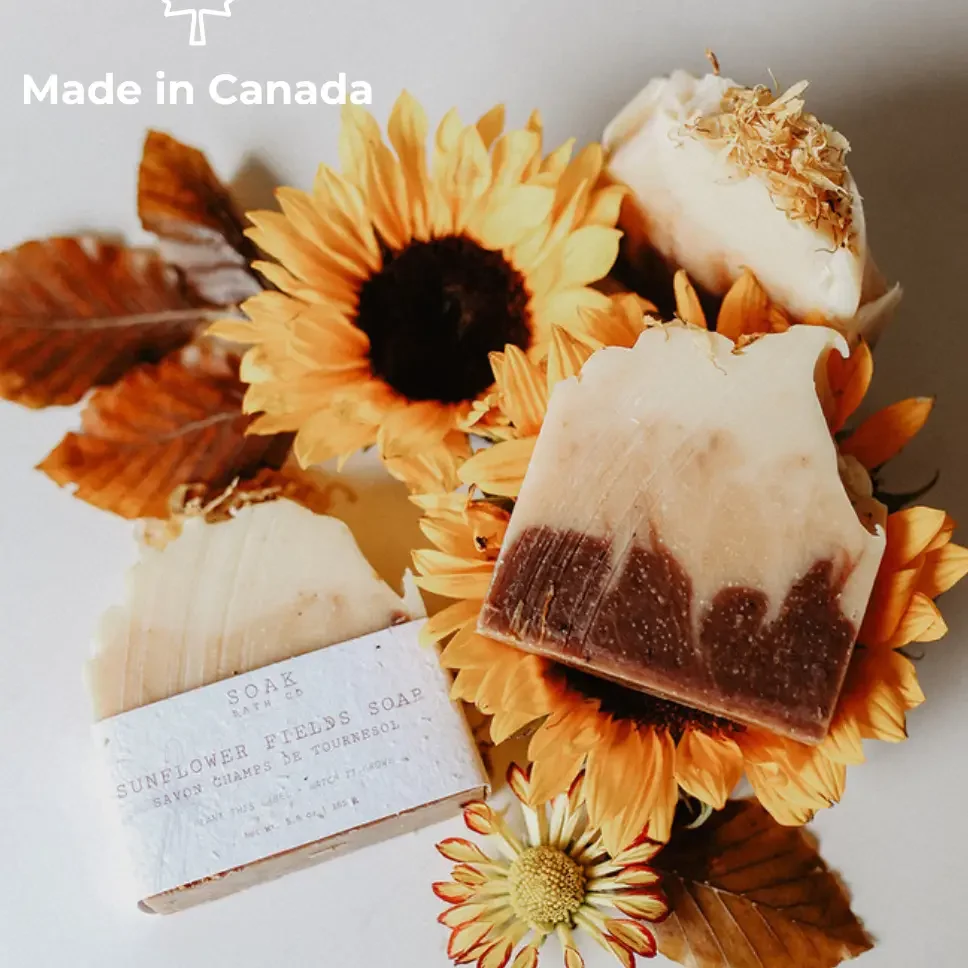 Sunflower Fields Soap // Soak Bath Co.