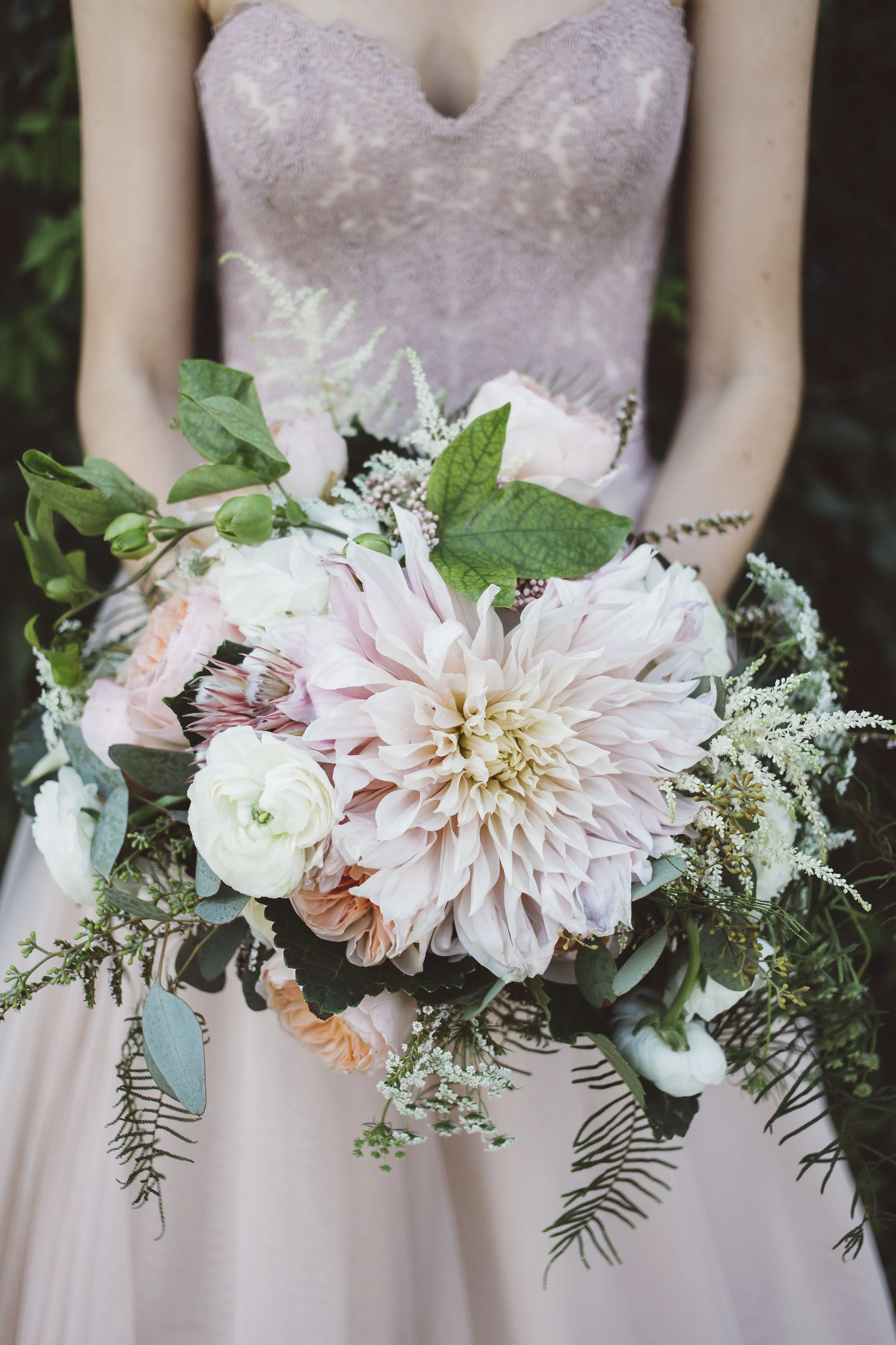 Dahlias and Pastels