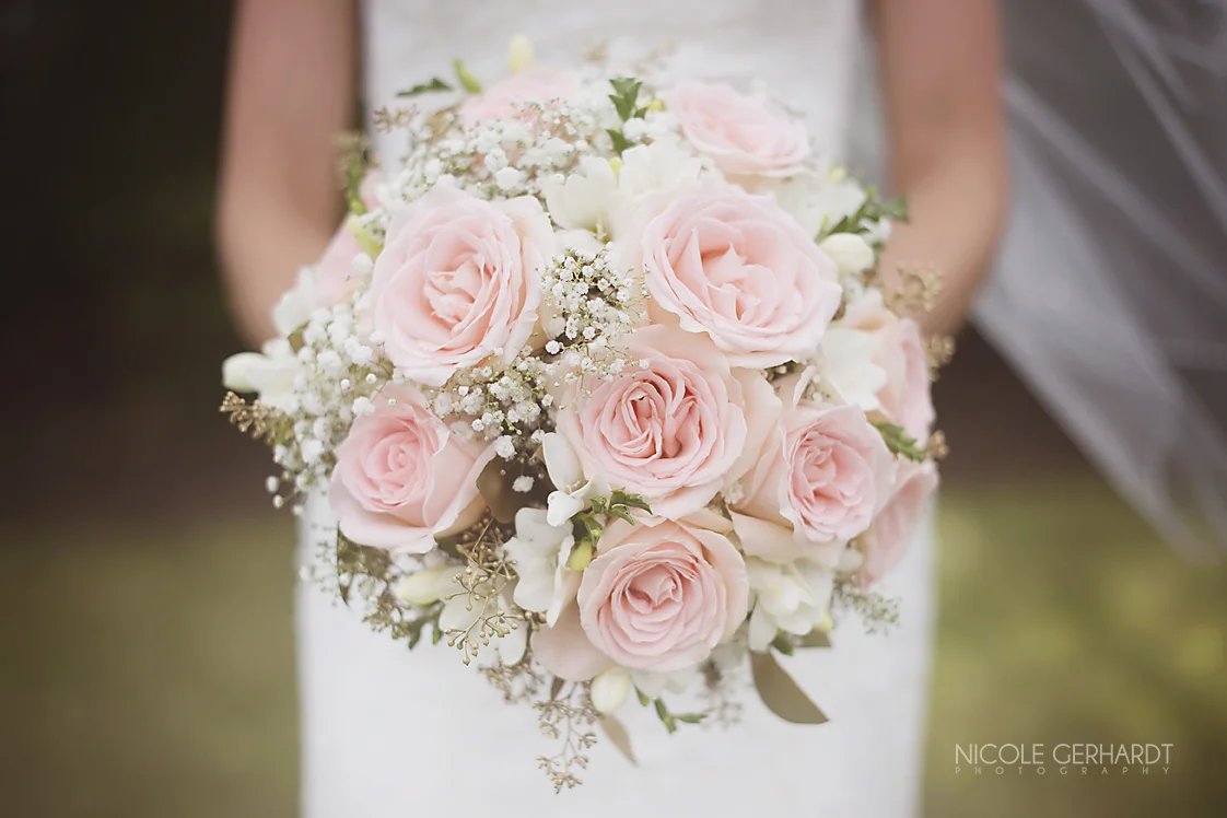 Roses and Freesia