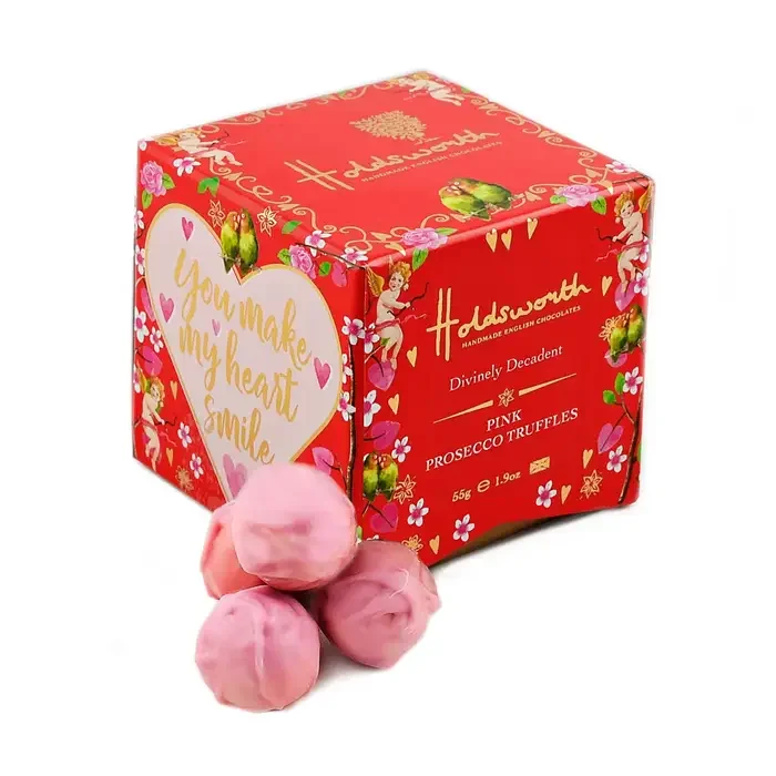 Pink Prosecco Truffles // Holdsworth