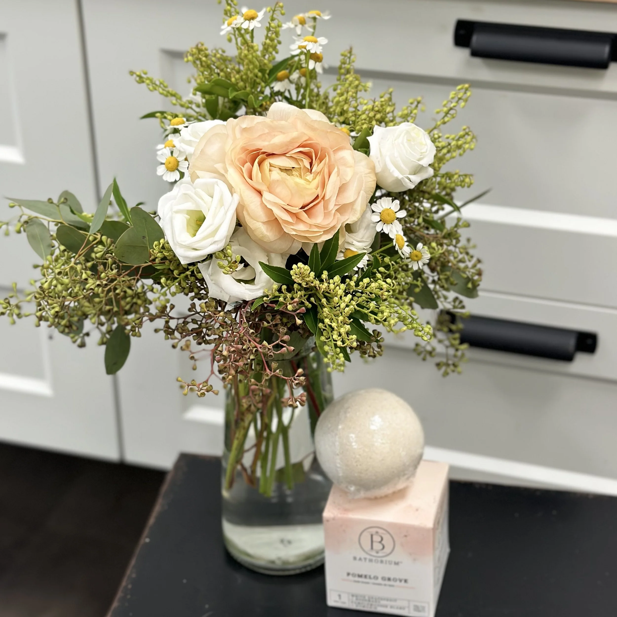 Grateful Budvase with Bath Bomb