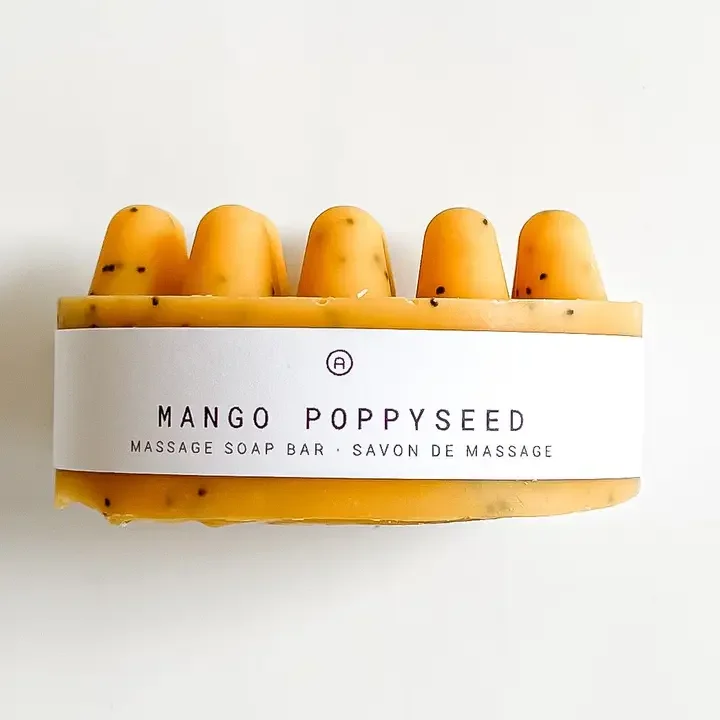 Mango Poppyseed Massage Soap Bar