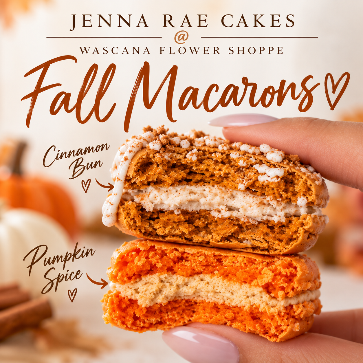 Fall Macarons // Jenna Rae Cakes