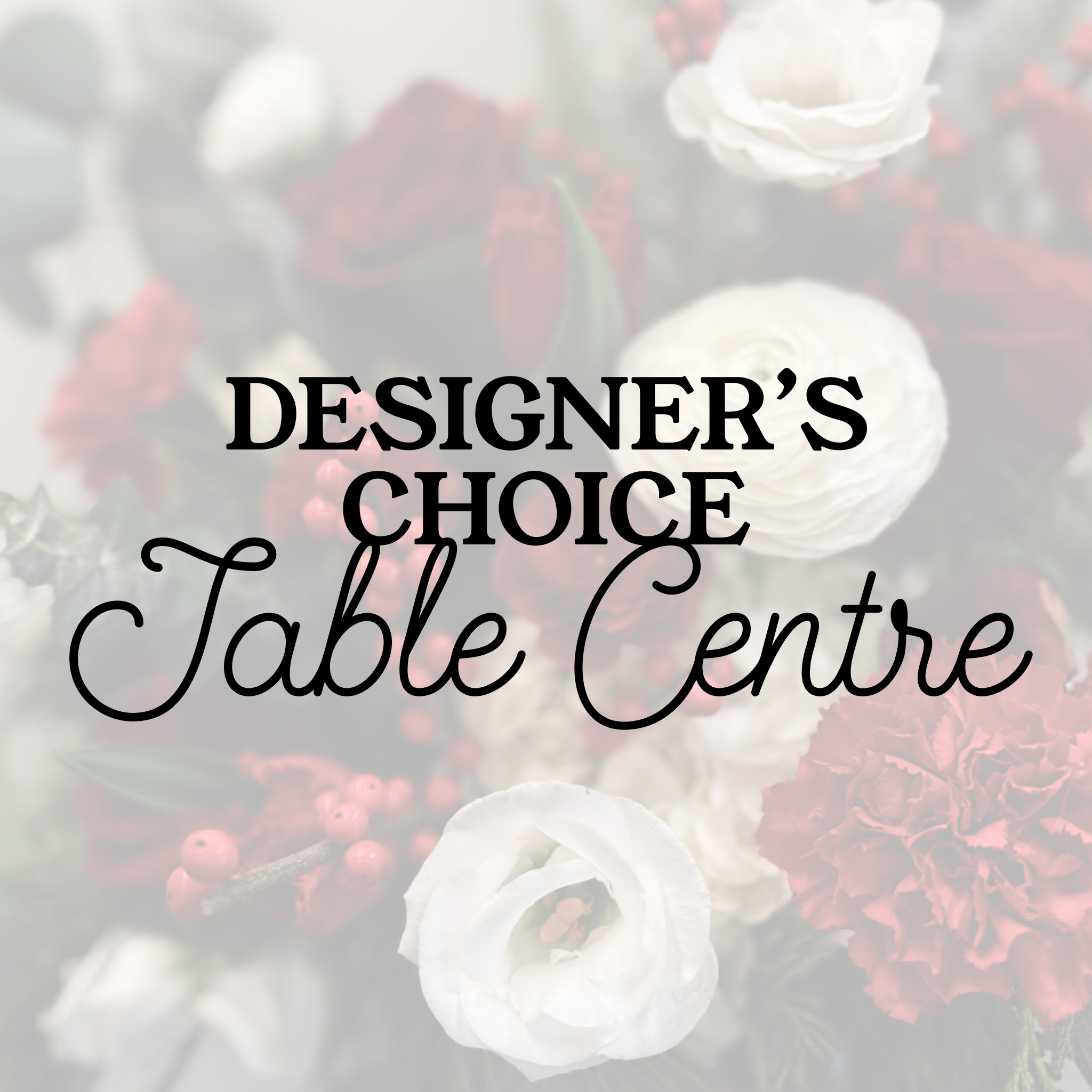 Designer Choice Winter/Holiday Table Centre