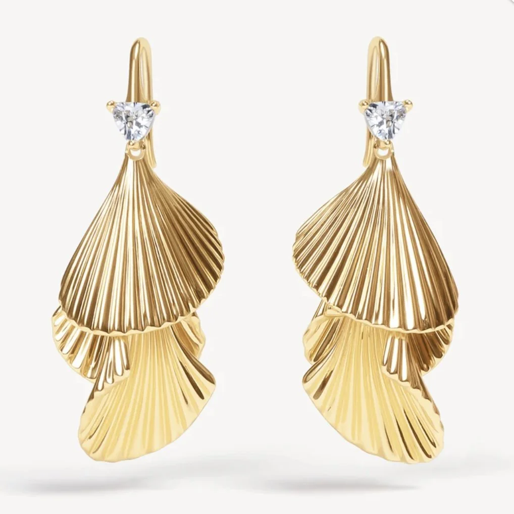 ◆VINTAGE HOLLYWOOD◆ Petal Ribbon Earrings VH2435EA006M IMG_9234.jpg?format=1000w