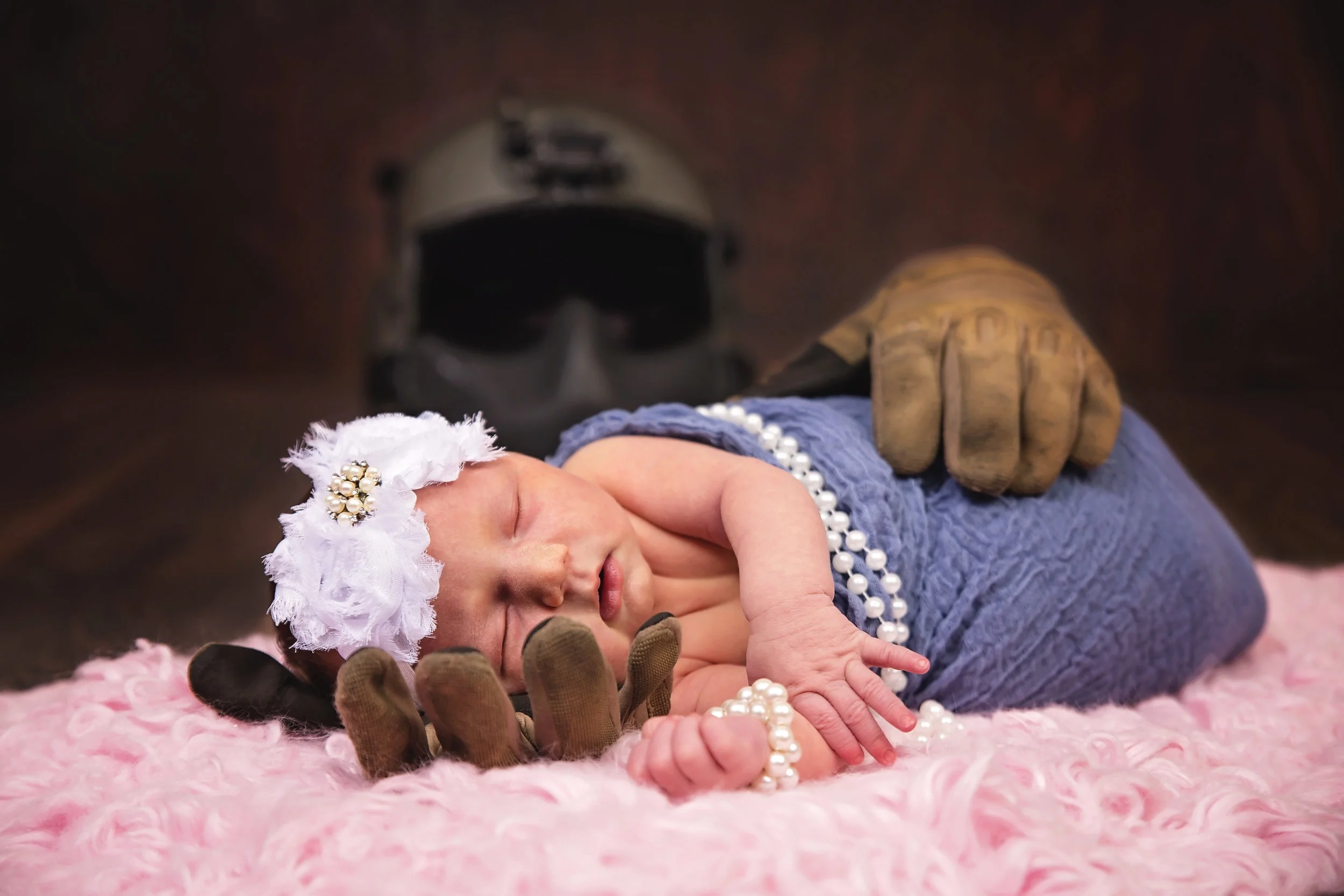 Special newborn photography session with inspired by you photography in navarre beach fl