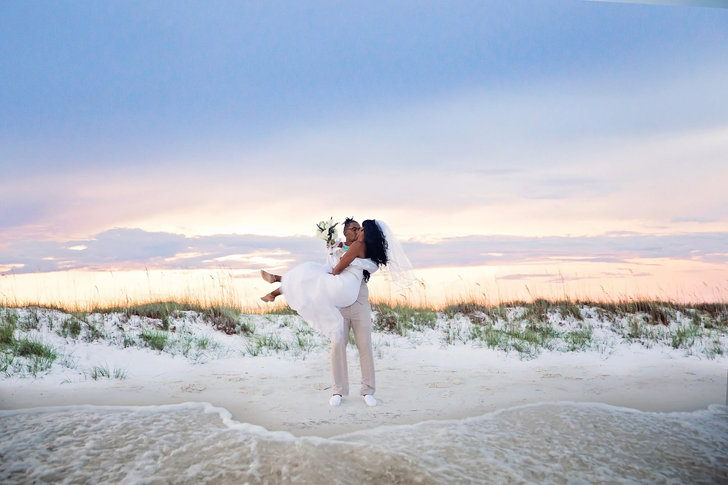 The Mario Wedding Portraits on Fort Walton - Destin Beach- Florida