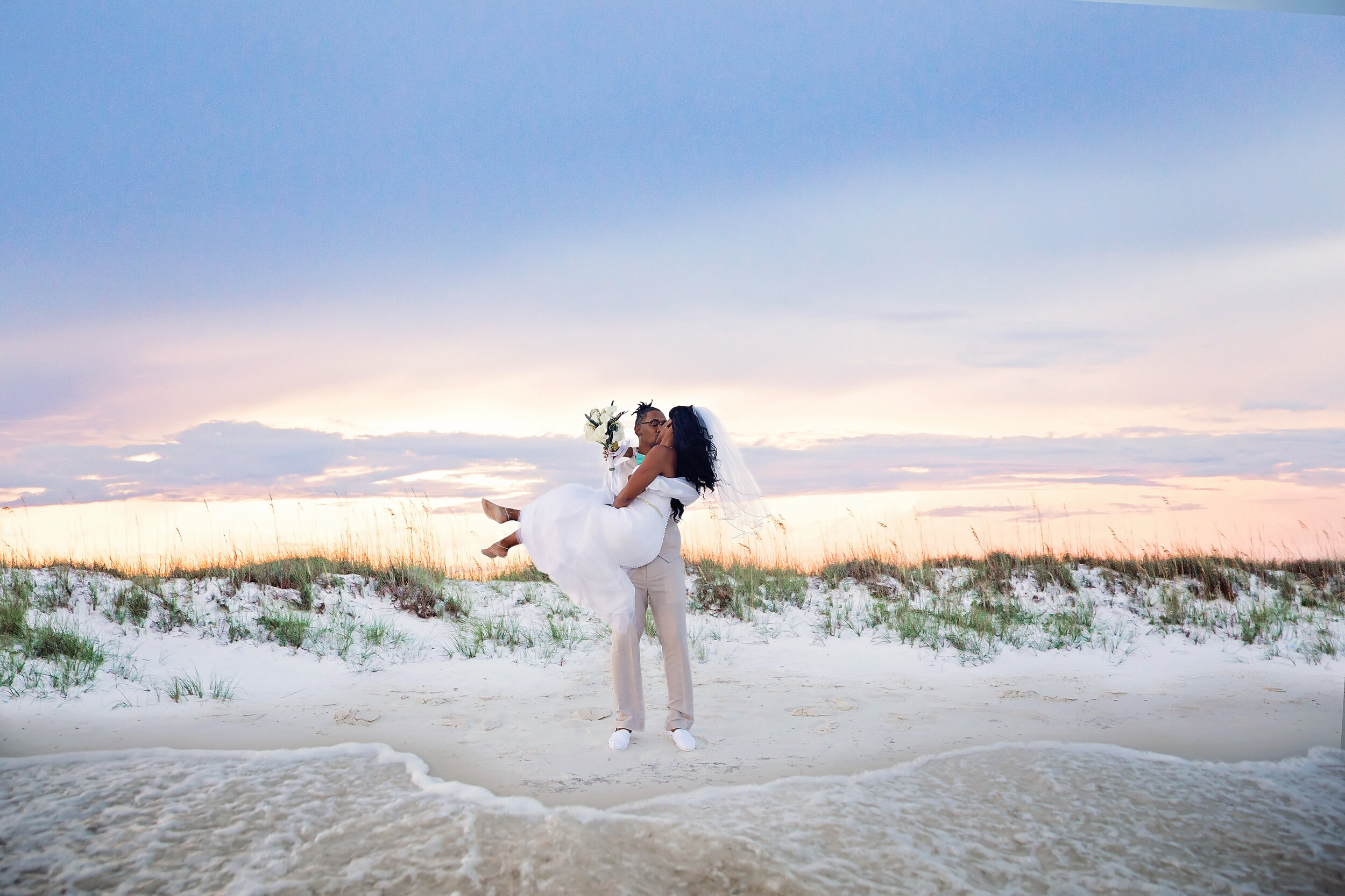 The Mario Wedding Portraits on Fort Walton - Destin Beach- Florida