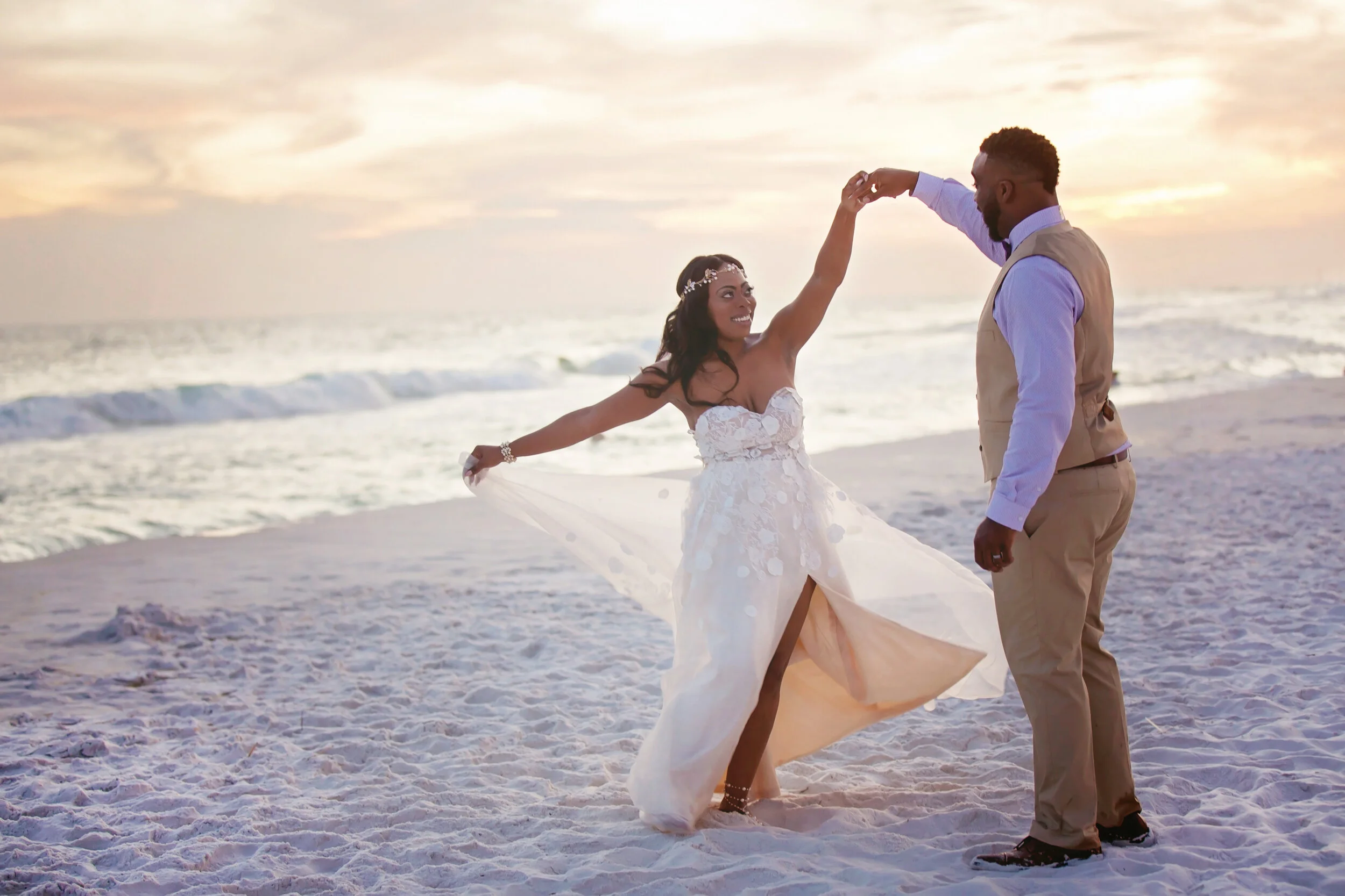 The Akins Wedding photos on Fort Walton- Destin Beach Florida