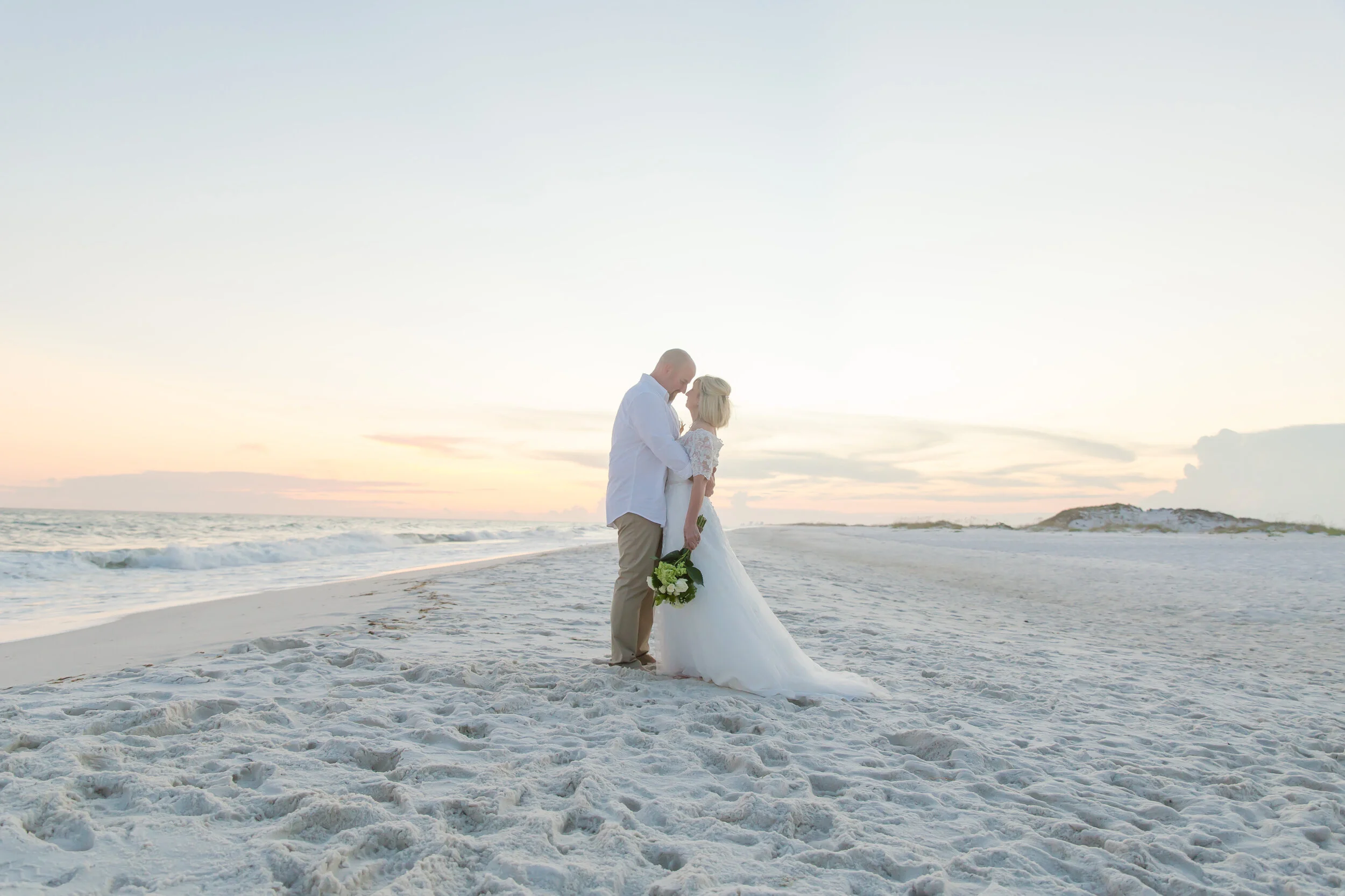 The Holder Wedding Portraits at Navarre Beach in Florida