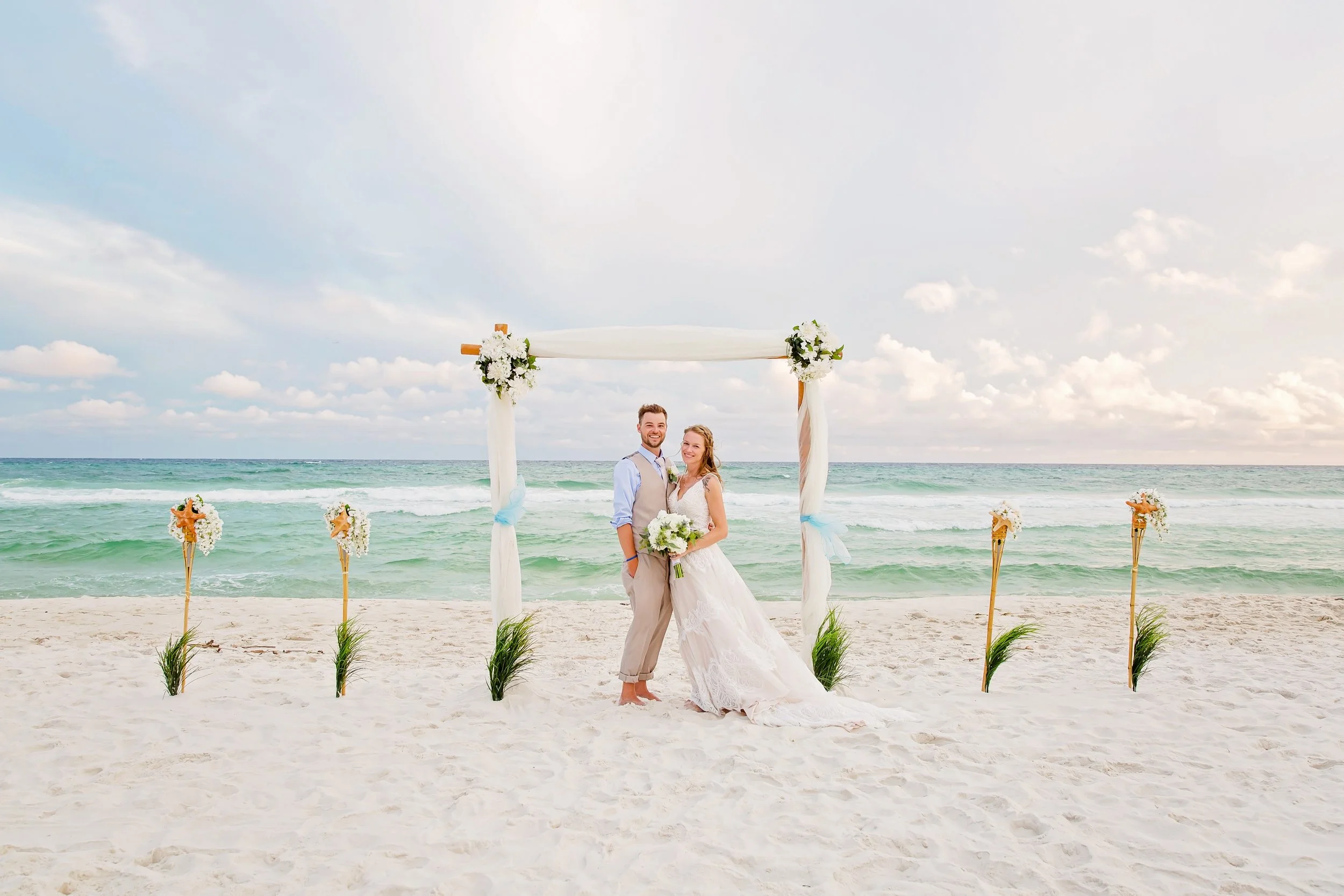 The Metzger Beautiful Florida Rosemary Beach Wedding photographs 