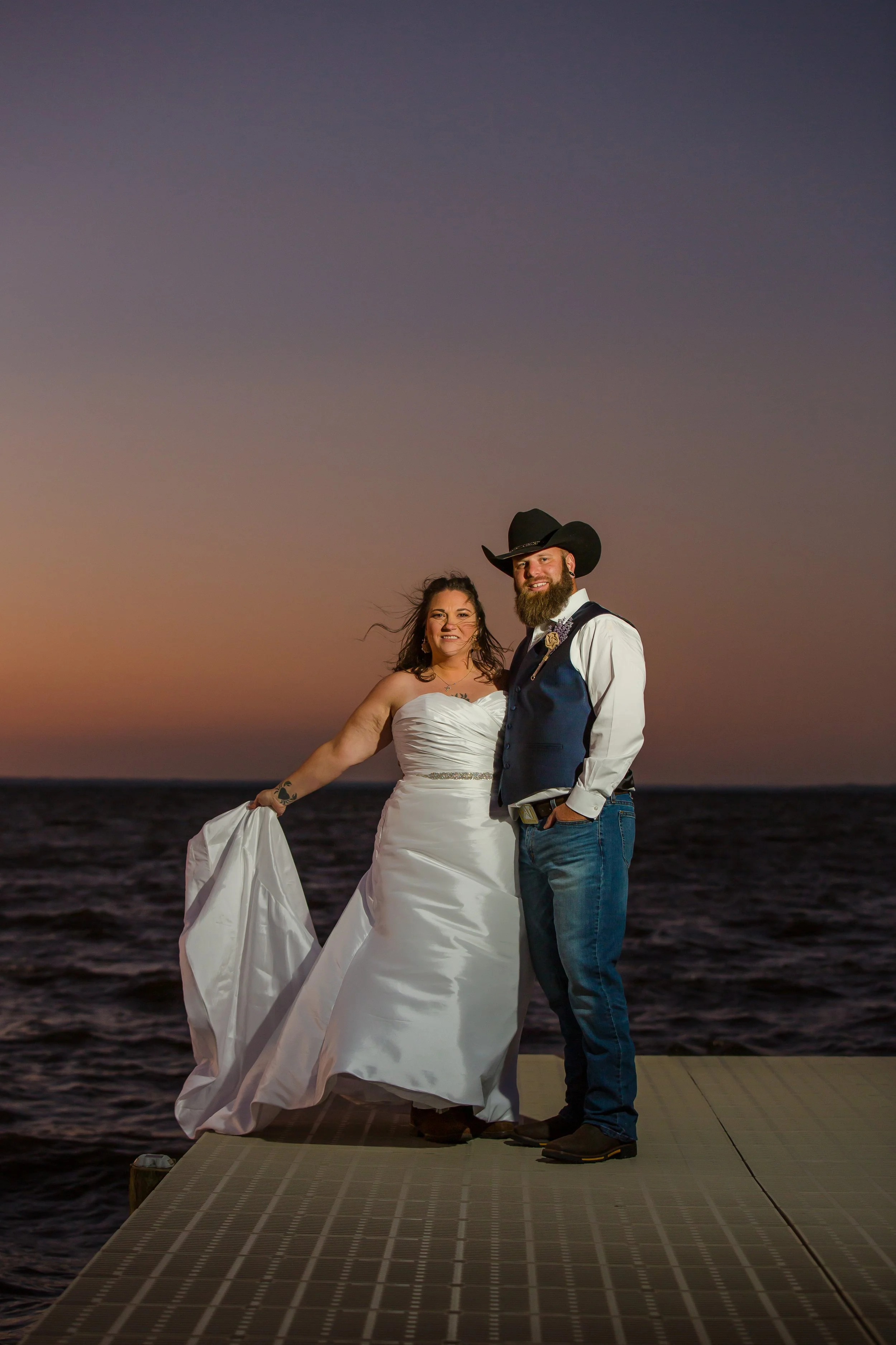 The Bollinger Wedding Portraits At the Bay Front Lodge and Log Cabin In Gulf Breeze Florida