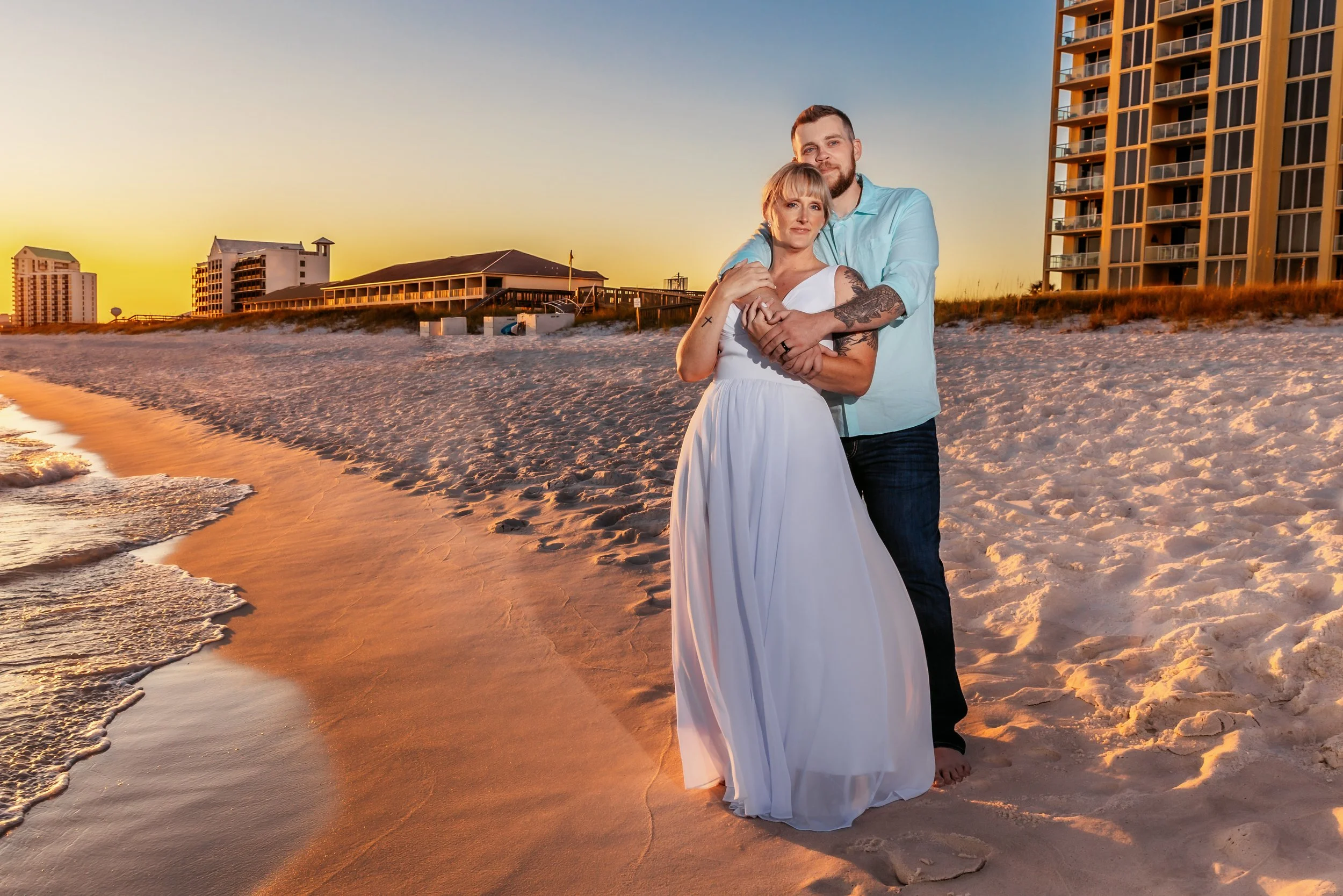 The Rowles Wedding Pictures on Navarre Beach Florida