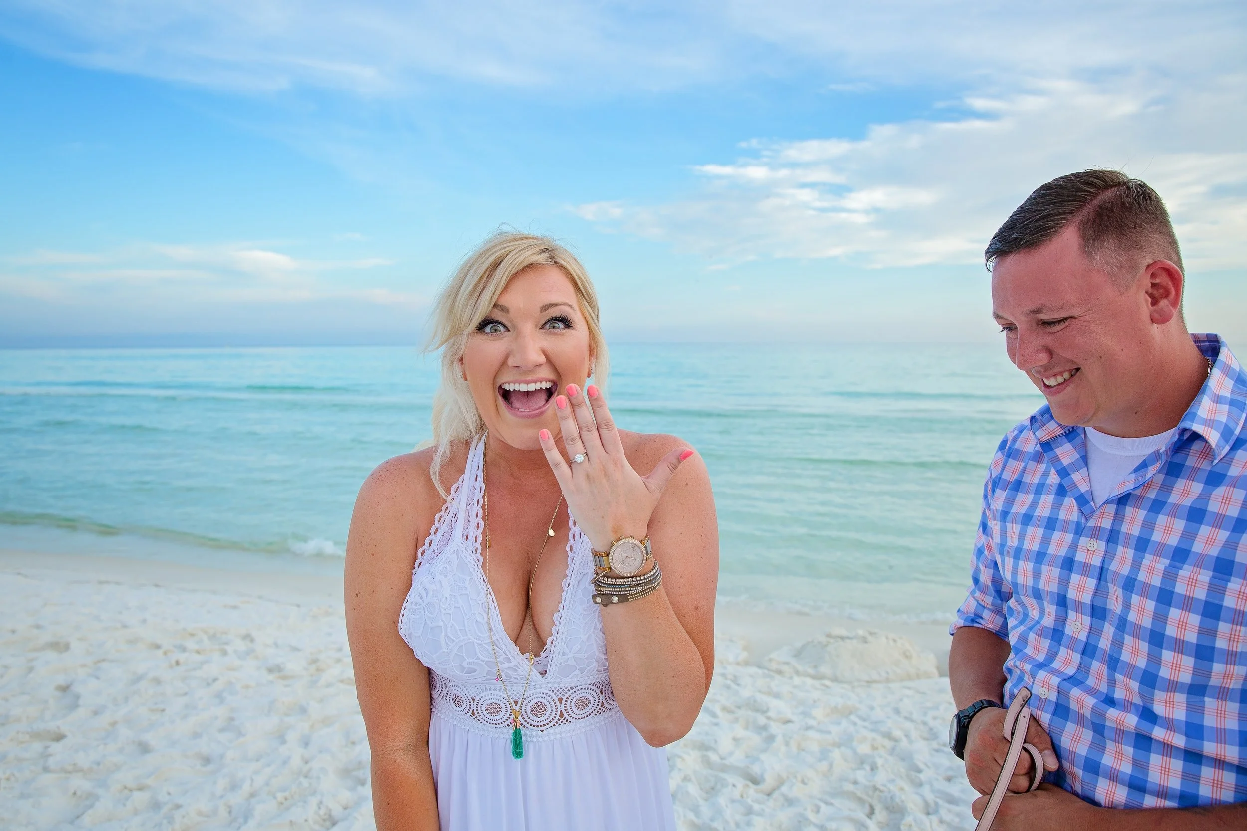 Jacksonville beach Florida  wedding proposal