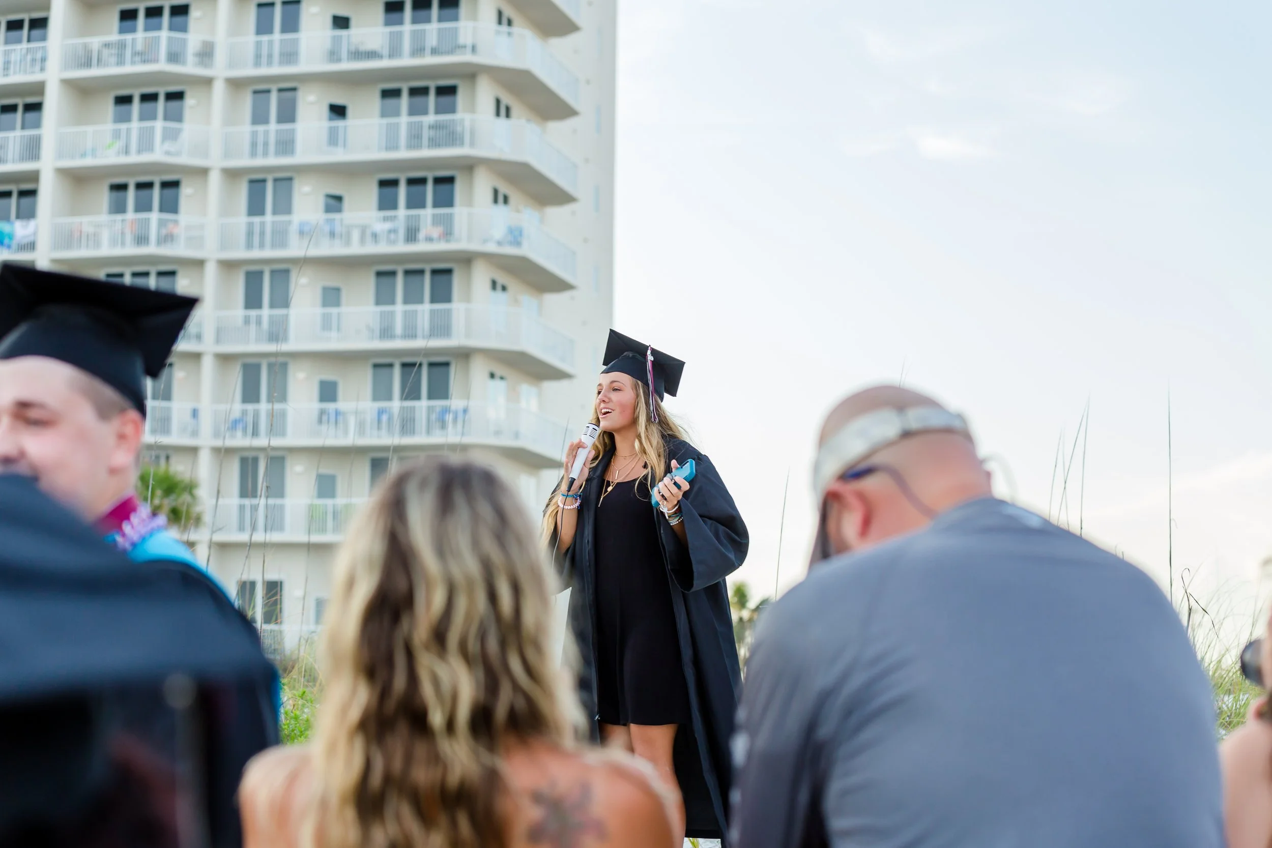 Navarre Beach 2020 graduation senior pictures on the beach photographed by a Jacksonville and St. Augustine Photographer
