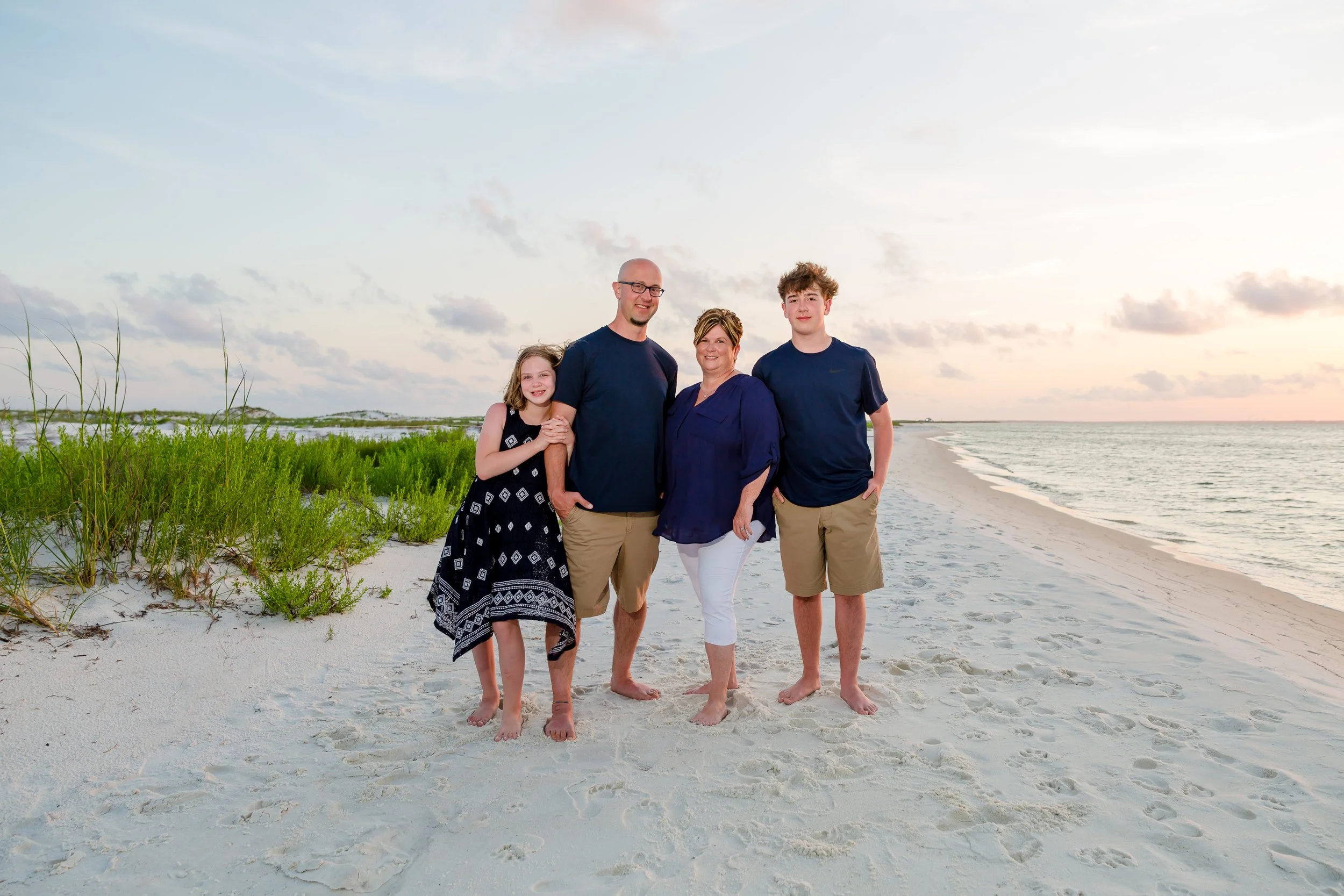 Family vacation portraits on the Florida Gulf Coast by Inspired By You Photography, a Navarre Beach family photographer.