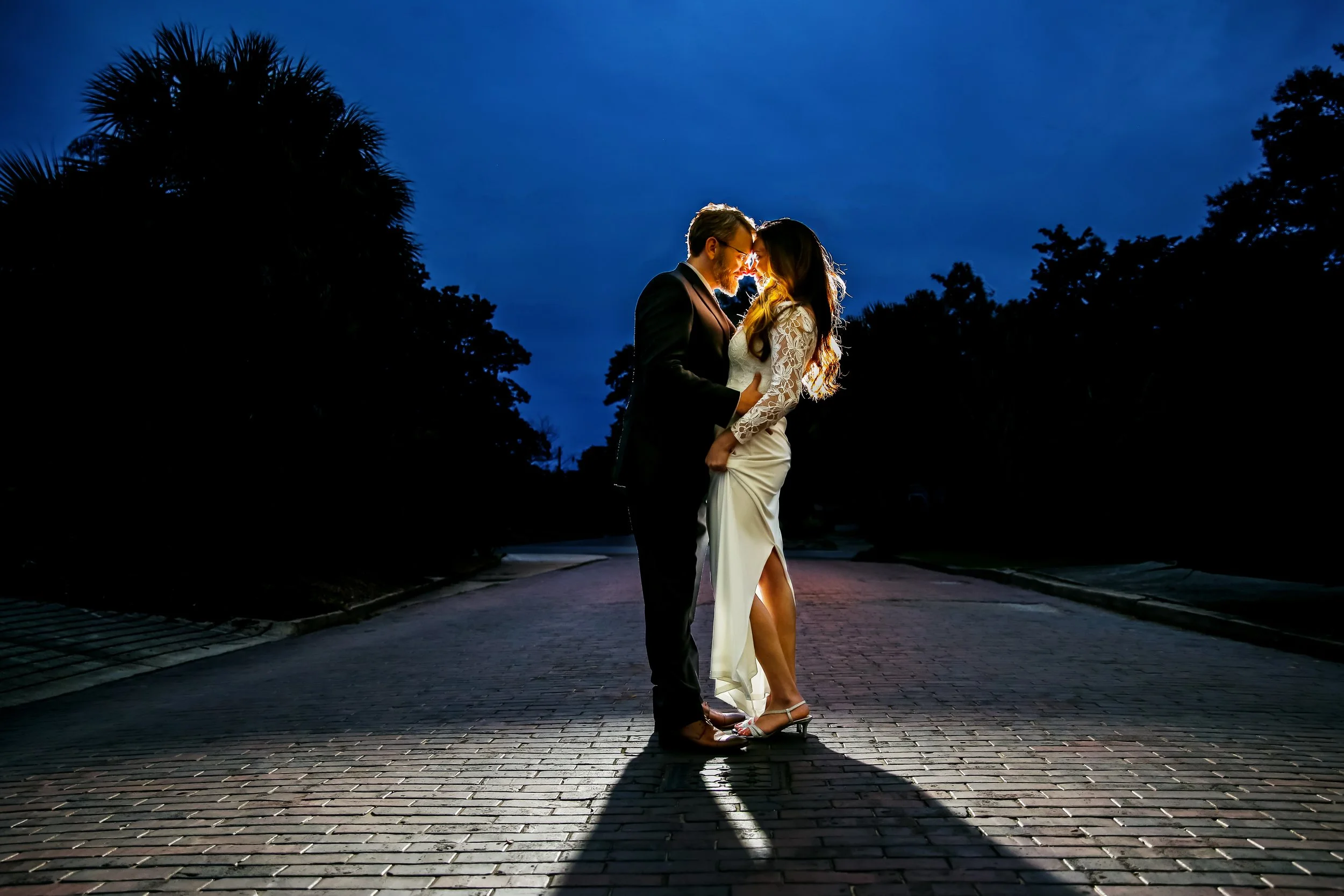 Wedding couple portrait by Inspired By You Photography, an affordable wedding photographer serving Navarre and Northwest Florida.