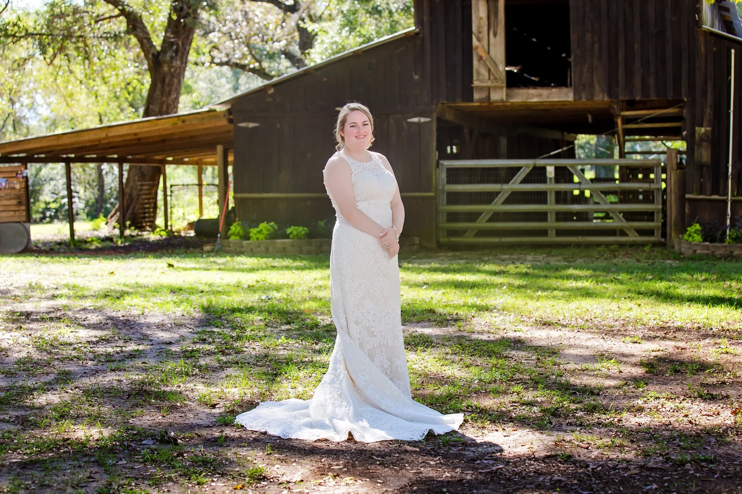 Country bridal wedding rotates taken by St Augustine and Jacksonville Florida beach photographer