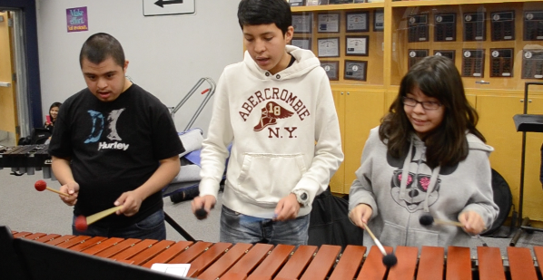 Learning to count and play at Tempe High School
