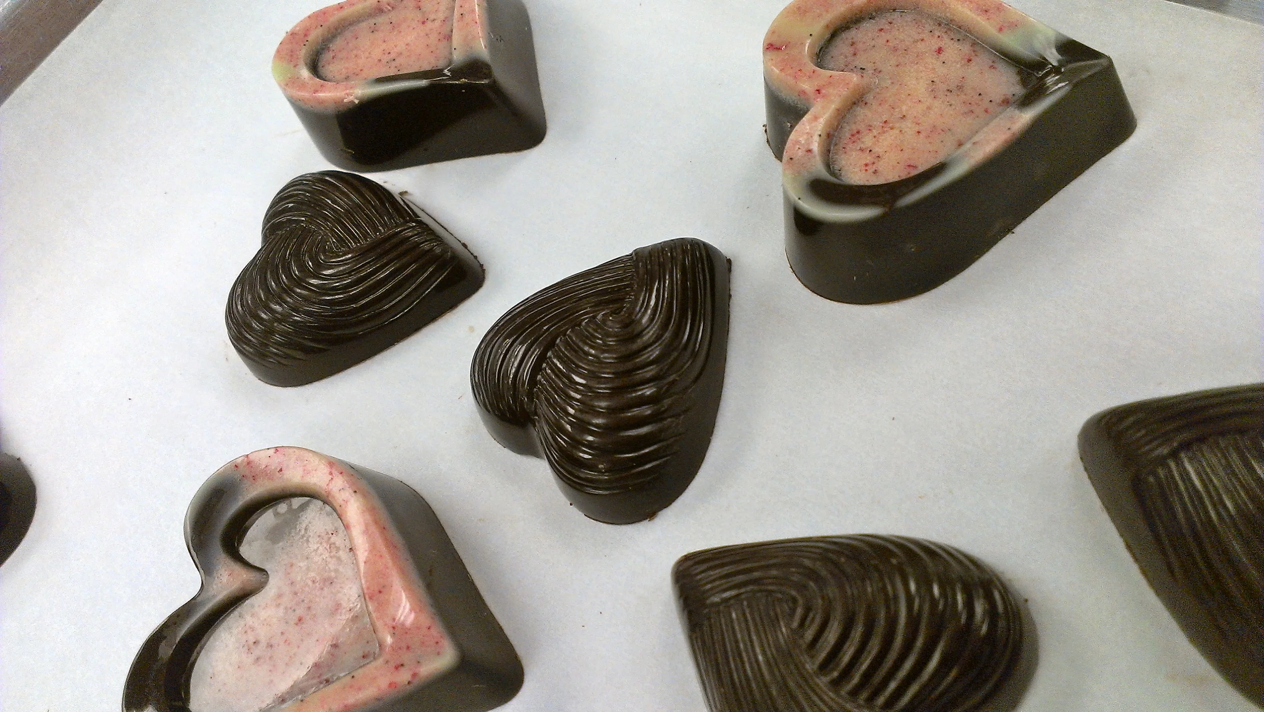marbled raspberry cordials