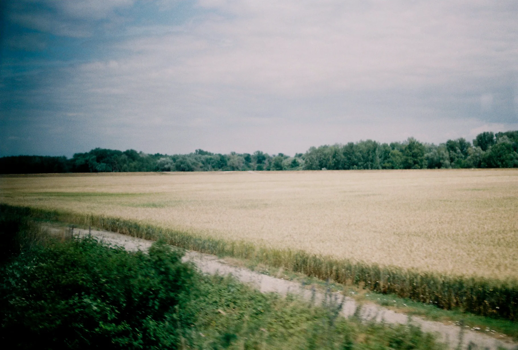 Vienna to Prague on a train