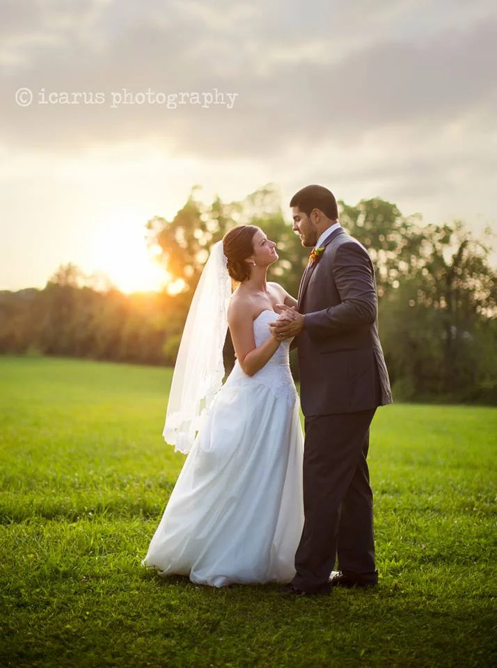 image courtesy of Icarus Photography Photographer: Icarus Photography Florist: A Fresh Flower Wedding Dress: House of Brides Couture, Chicago Catering and Cake: Sugar Daddy's Cakes and Catering Venue: Sycamore Farm Bloomington Bridesmaids Dresses: The Dress By Nicole, Wheaton Illinois Men's Wear: Men's Wearhouse Music: The Dance Machine