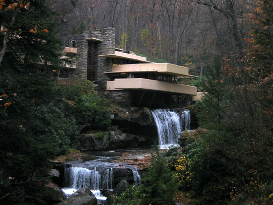  Falling Water by Frank Lloyd Wright &nbsp;(   Image source   )  