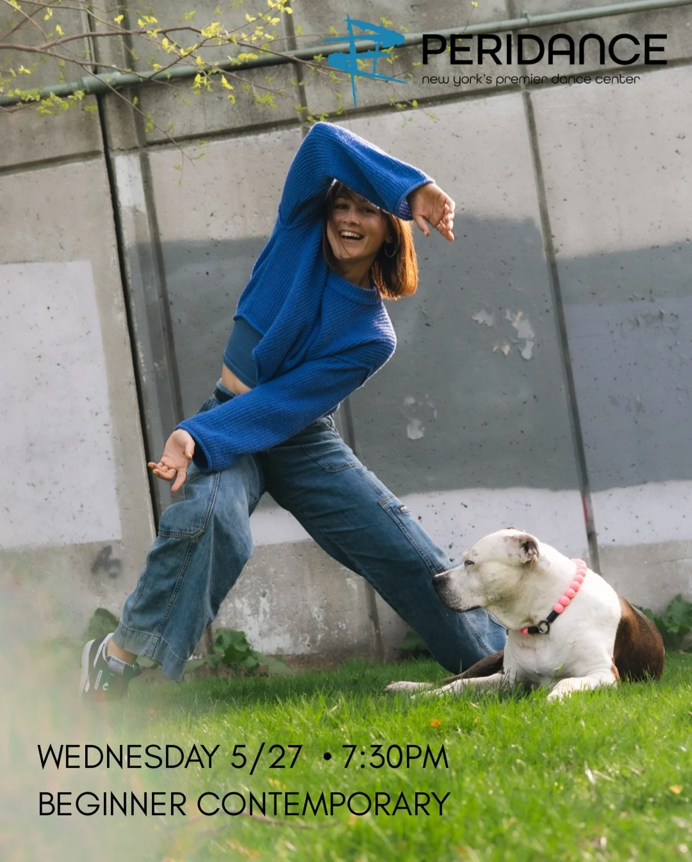 NYC! Let&rsquo;s dance!
5/27 &bull; 7:30-9pm beg contemporary 
@peridancecenter 

📷: @cinonmatography
