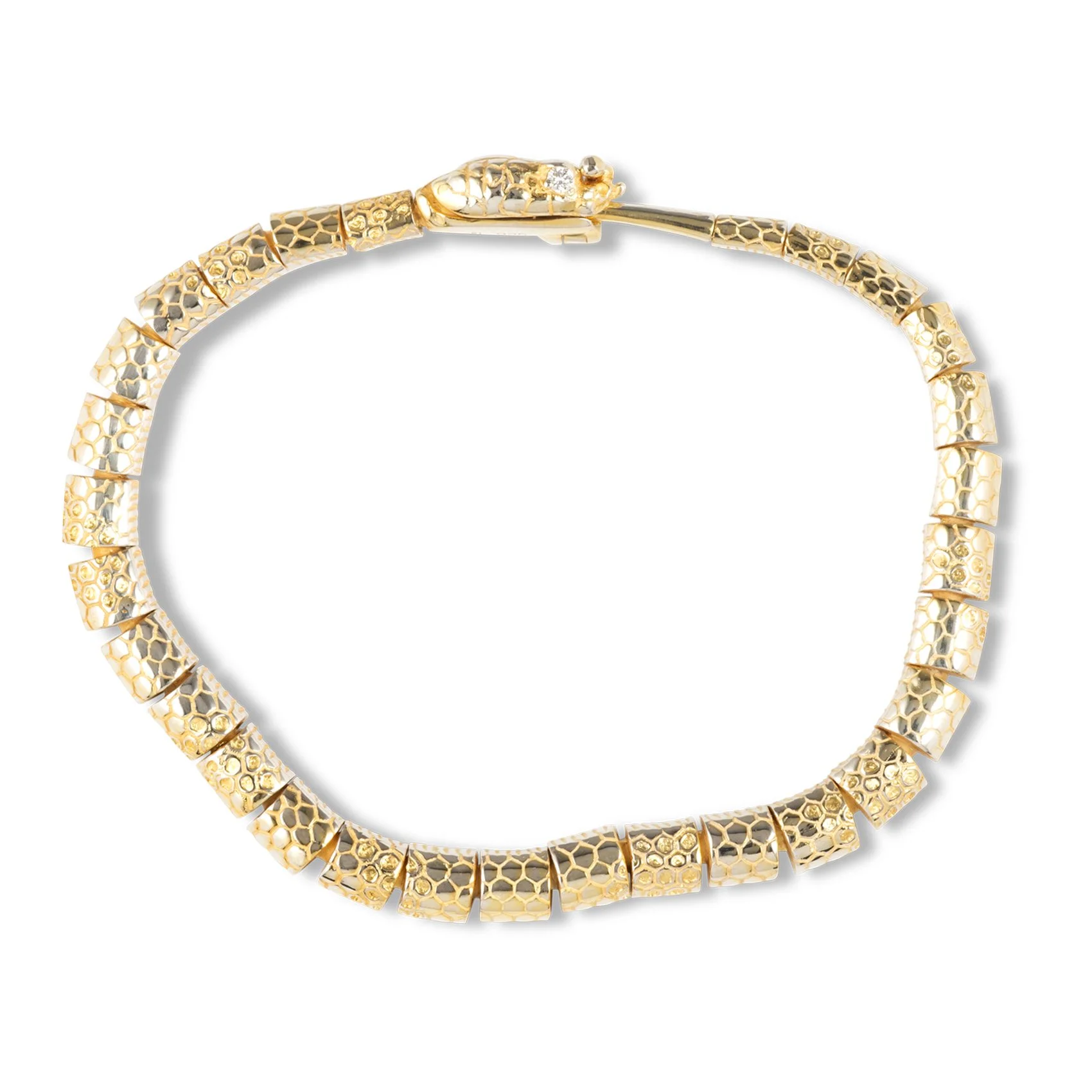 'ALBINO' Snake bracelet