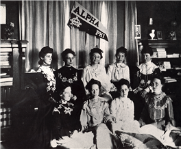 First Alumnae Chapters Chartered Photo from http://www.alphaphi.org/Timeline