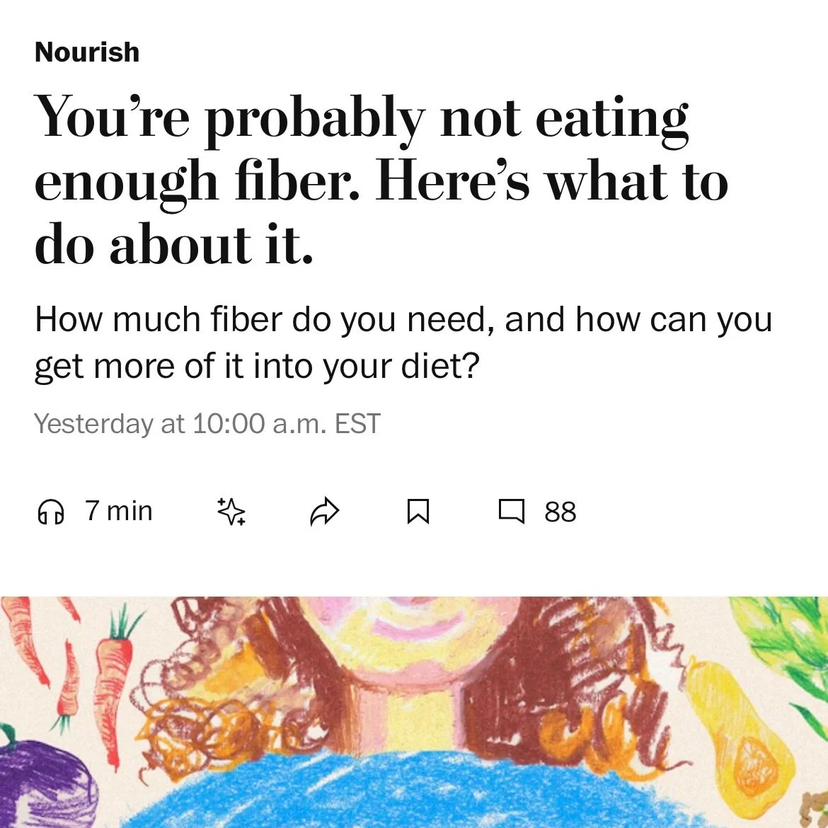 Dietary fiber refers to non-digestible carbohydrates in plant foods that resist digestion in the small intestine and influence gut, metabolic, and cardiovascular health. 

Fiber is not one substance: soluble, insoluble, and fermentable fibers differ 
