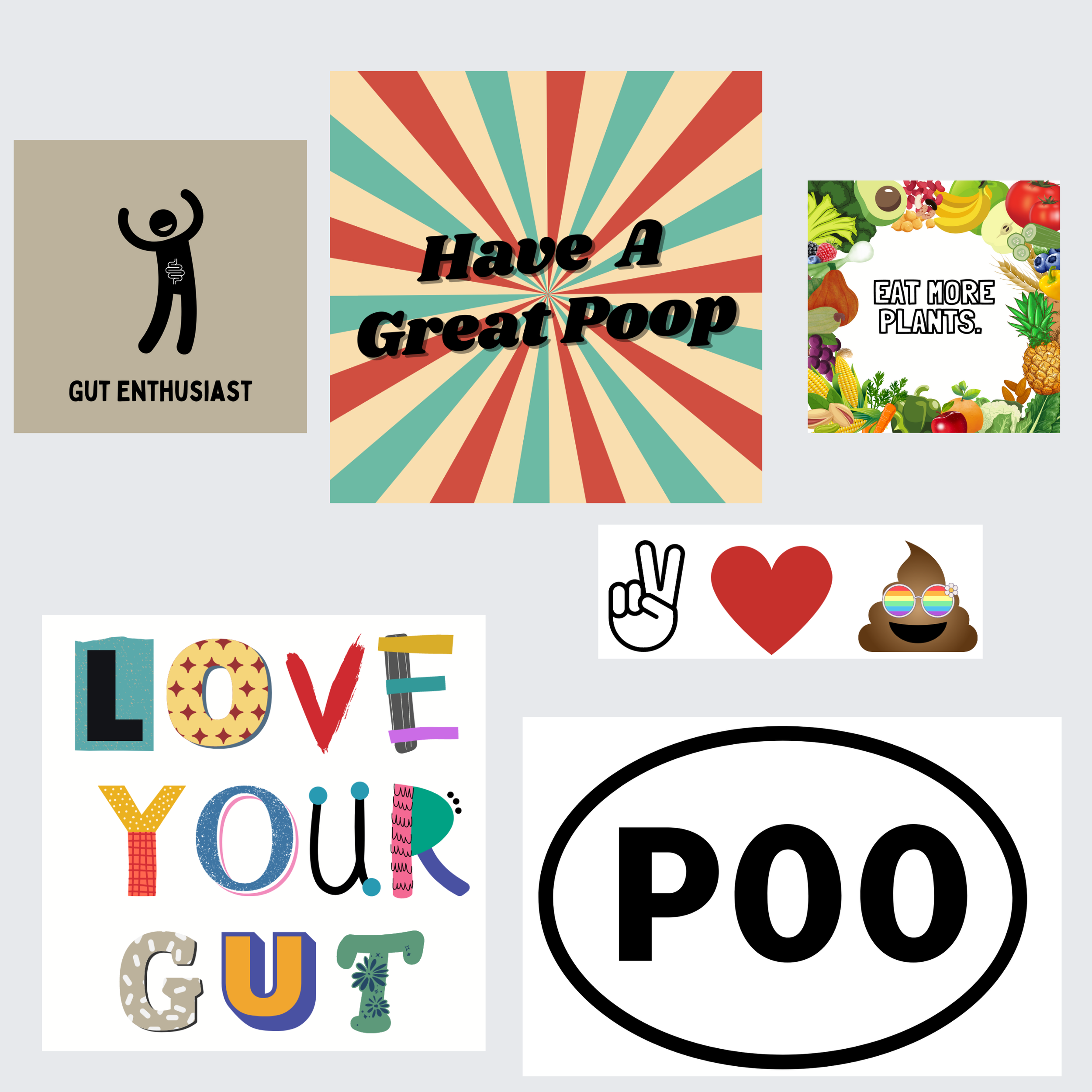 Good Poop Sticker SHOP — Kate Scarlata RDN