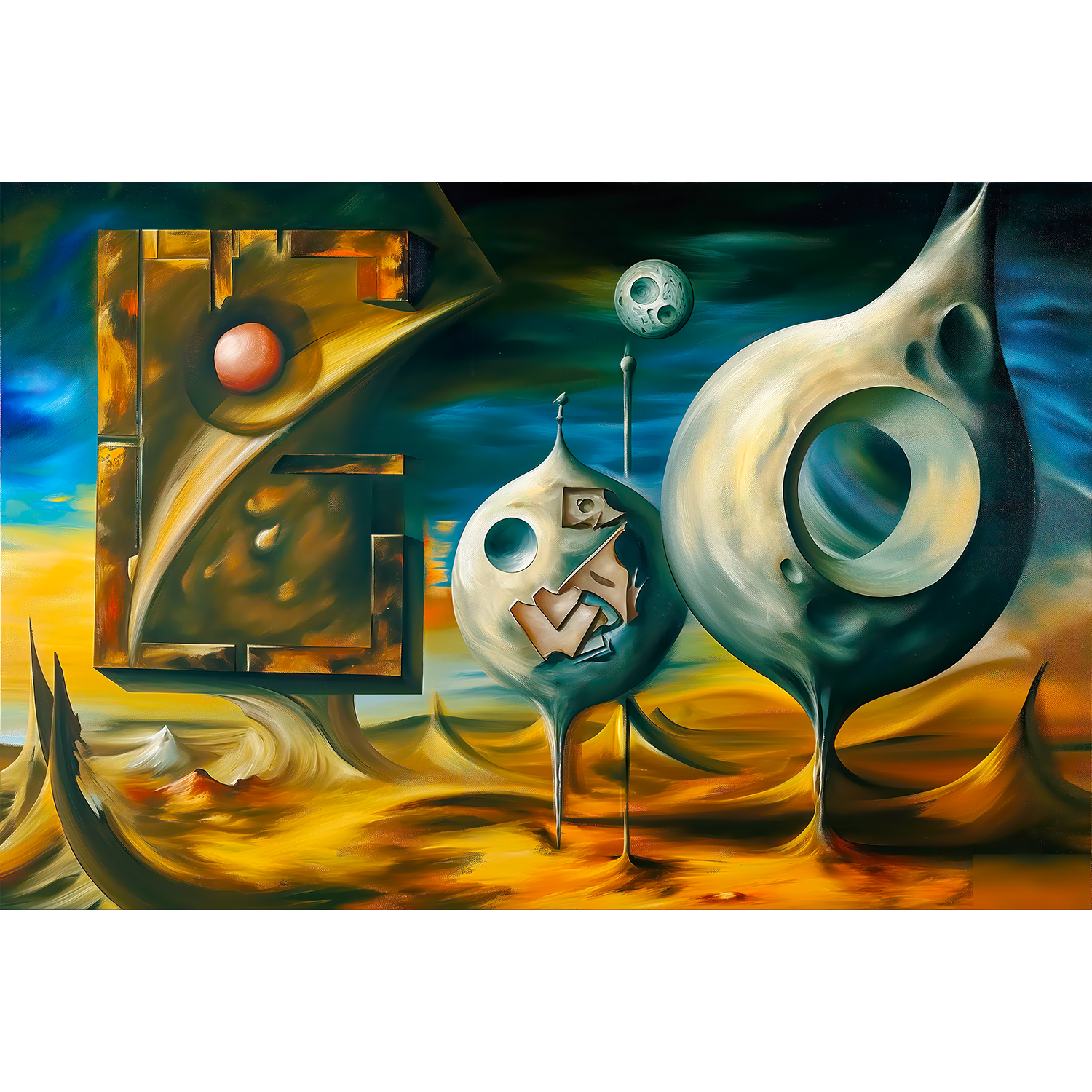 Structures Sculpted From The Mathematical Winds Of Chaos