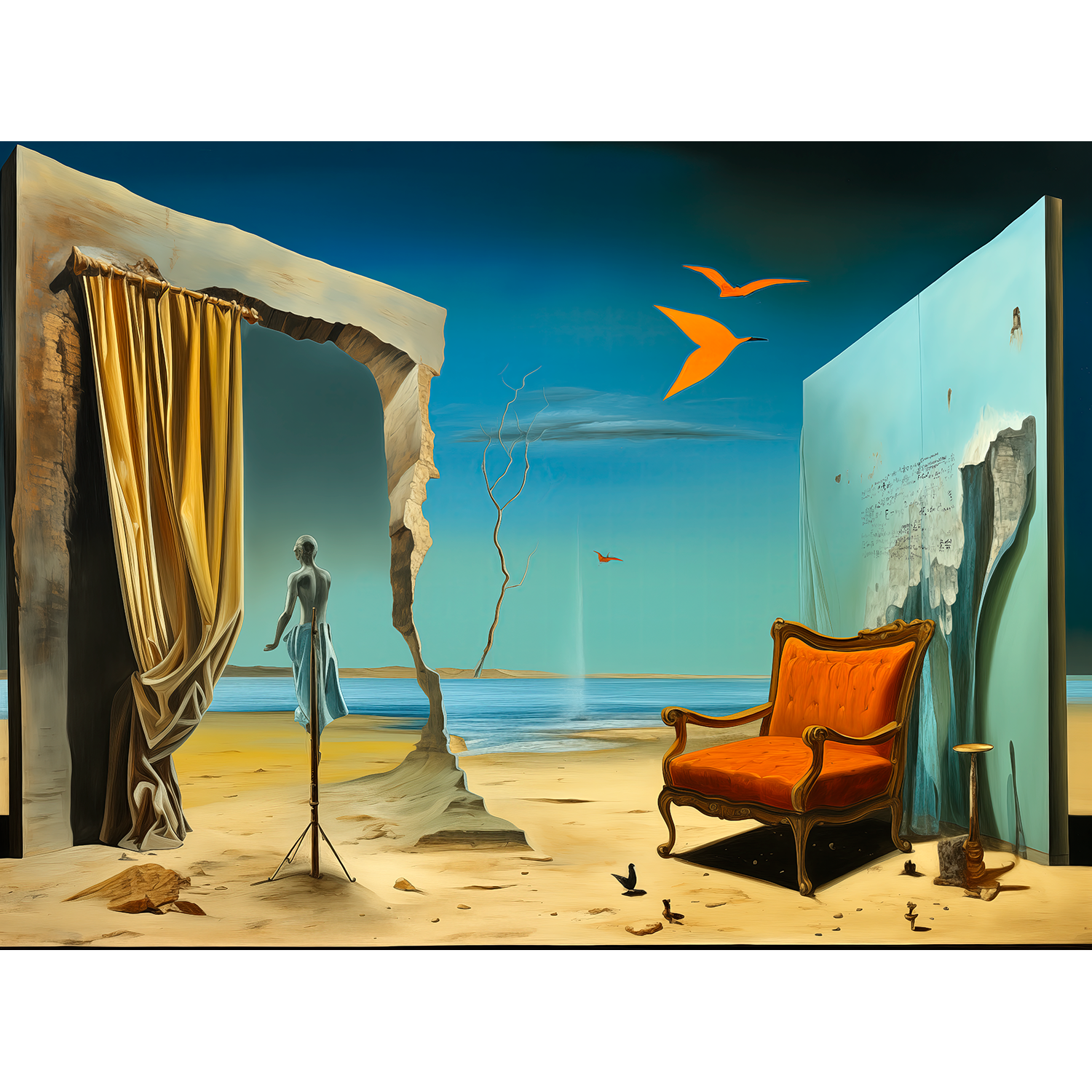 Liminal Moment In The Collapse Of The Wave Function