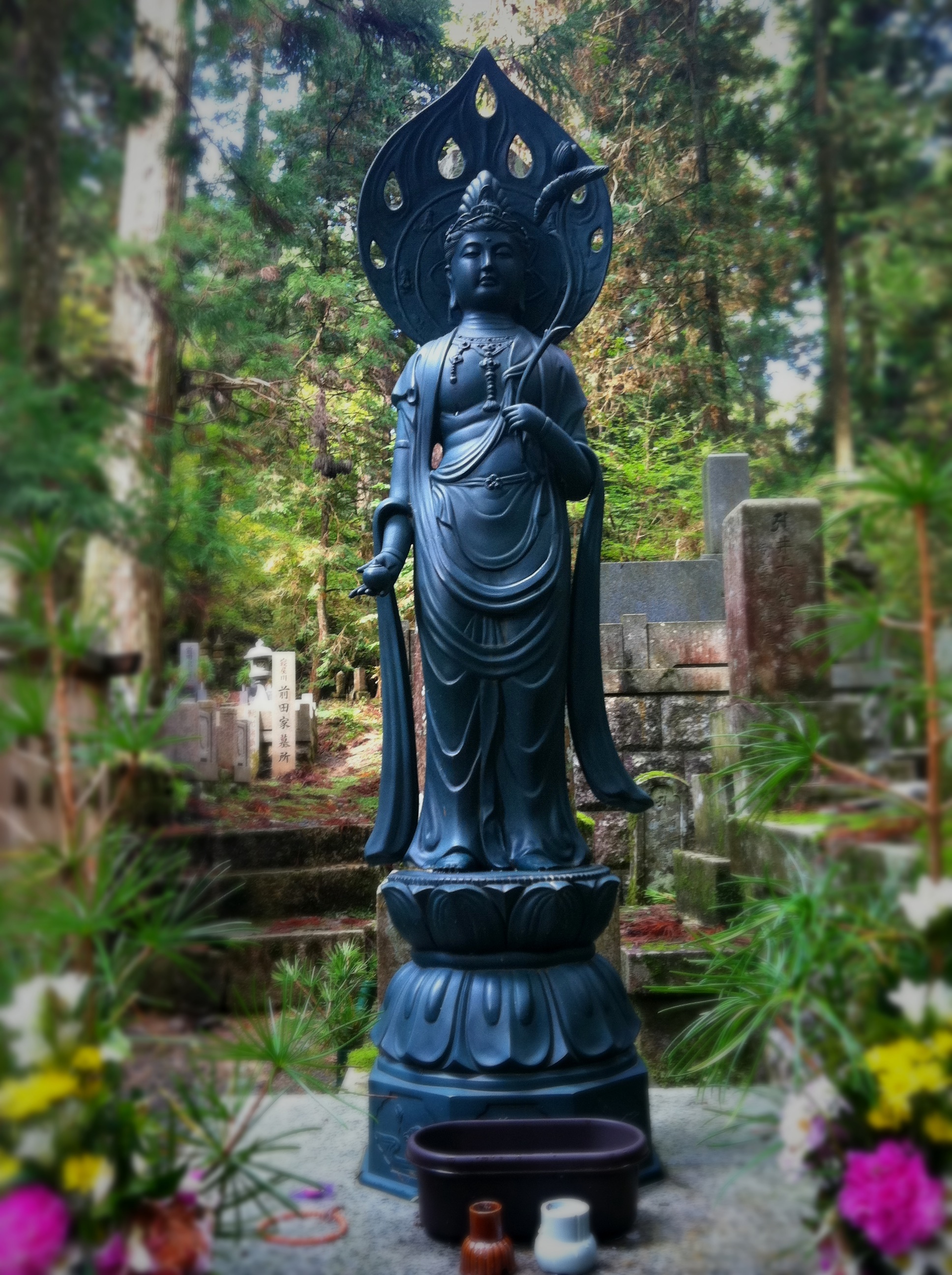 It has many surreal sculptures