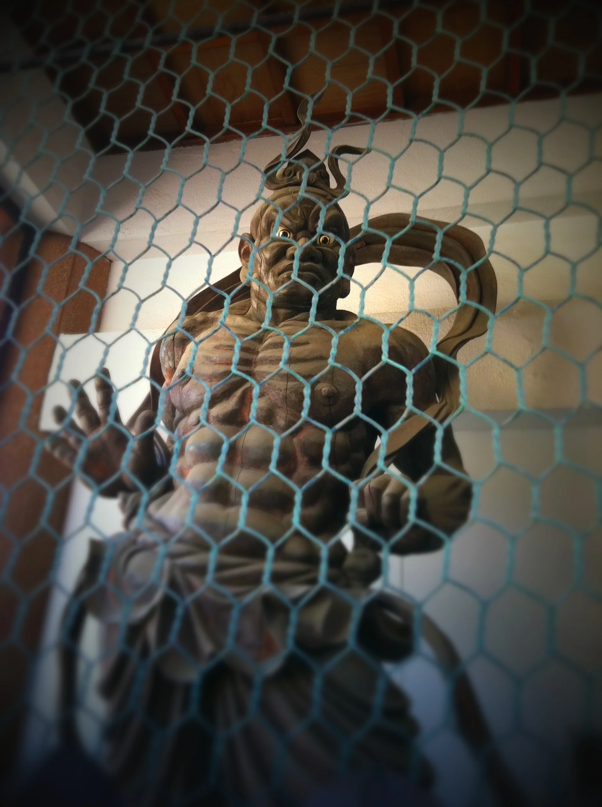 Sometimes the Japanese cage these giant guardians