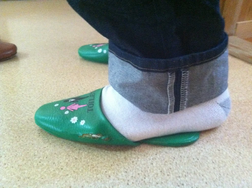 And good luck if you have big feet