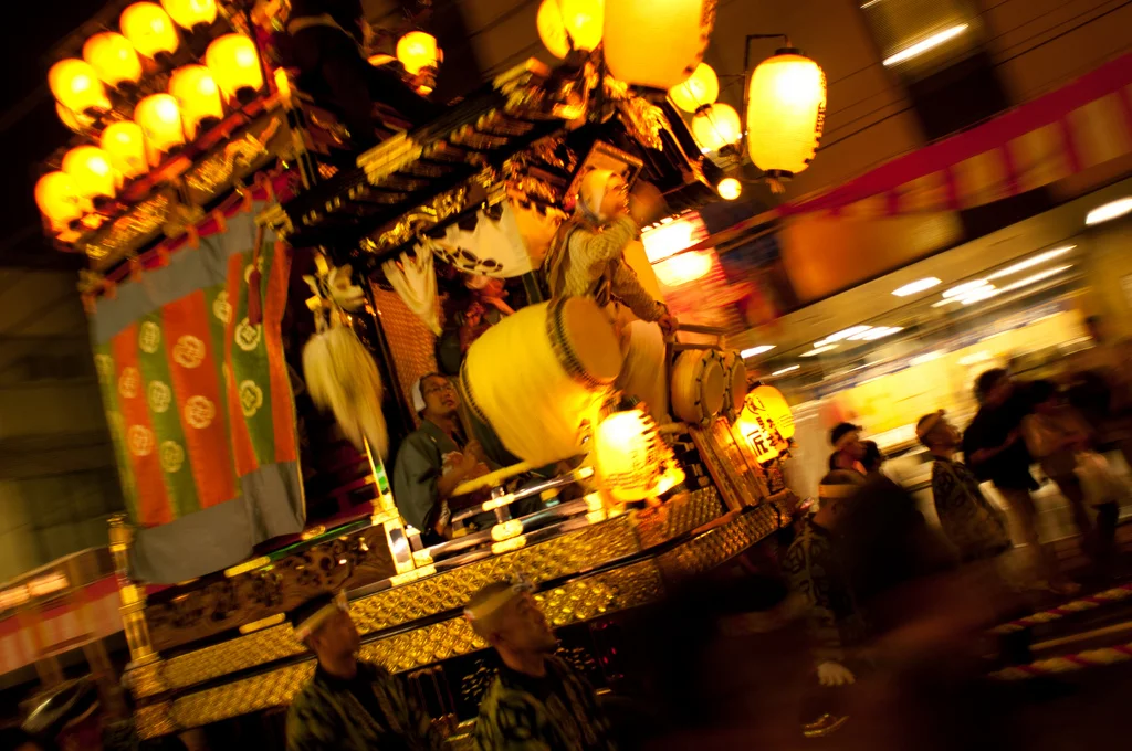 They have bustling festivals in which people drag floats around the streets &amp; the performers on the floats have head-to-head dance-offs with the other float performers