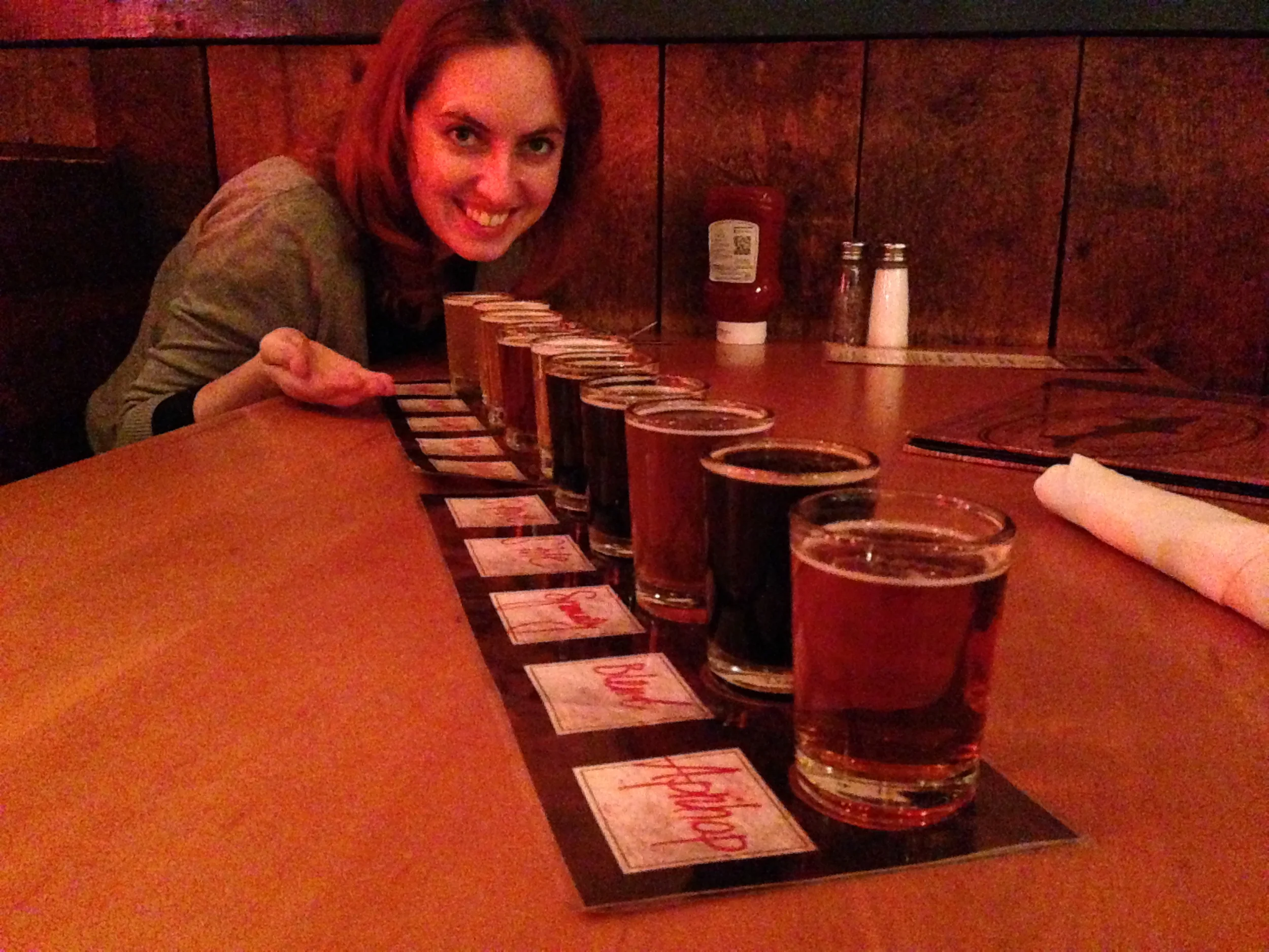 They have so many options to try from, and their flight portions are quite large!