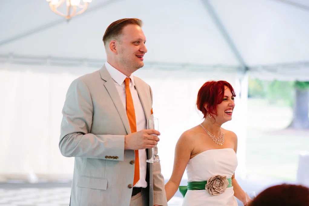 The best part about the whole day was when I looked around after the ceremony and realized everyone was genuinely enjoying themselves. The kids were playing lawn games, some family were golfing and others were having a great time on the dance floor.…